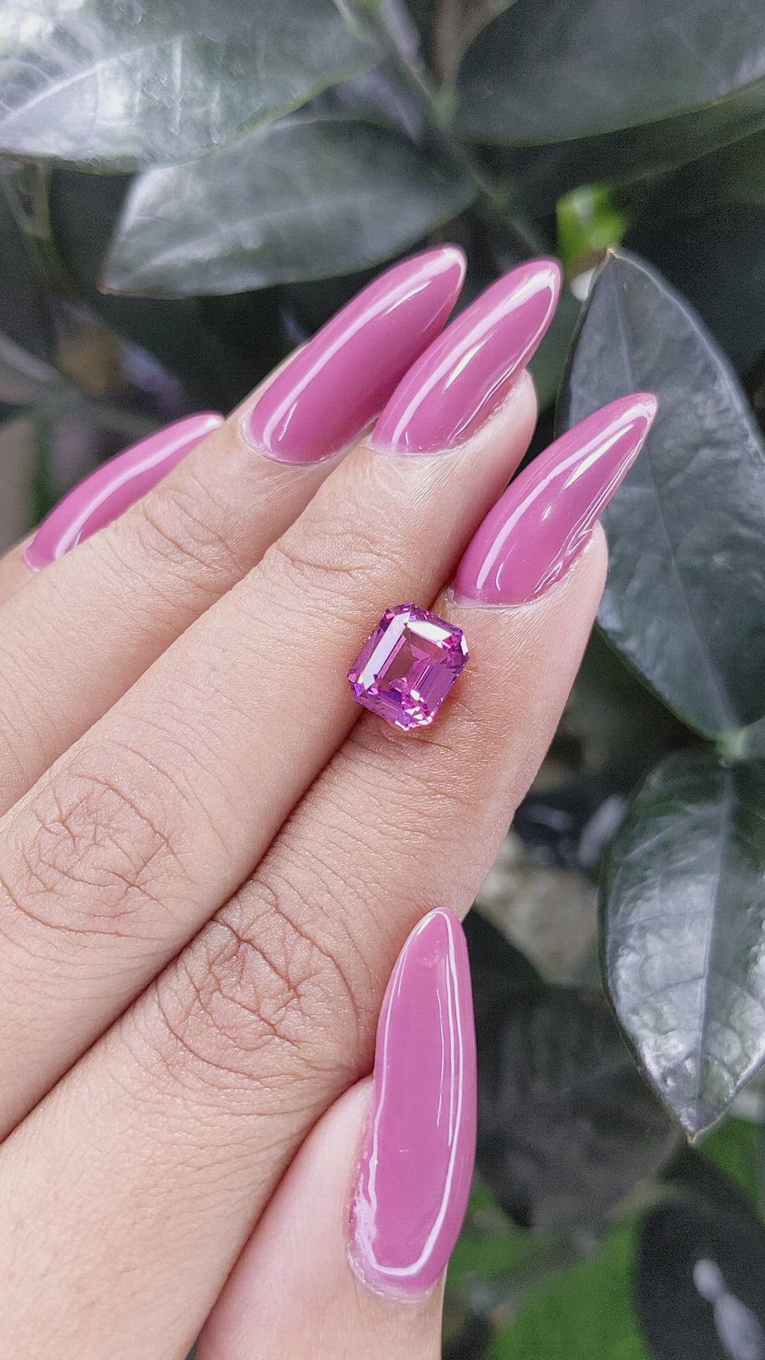 2.54 Ct. Rhodolite Garnet from Tanzania Size Video