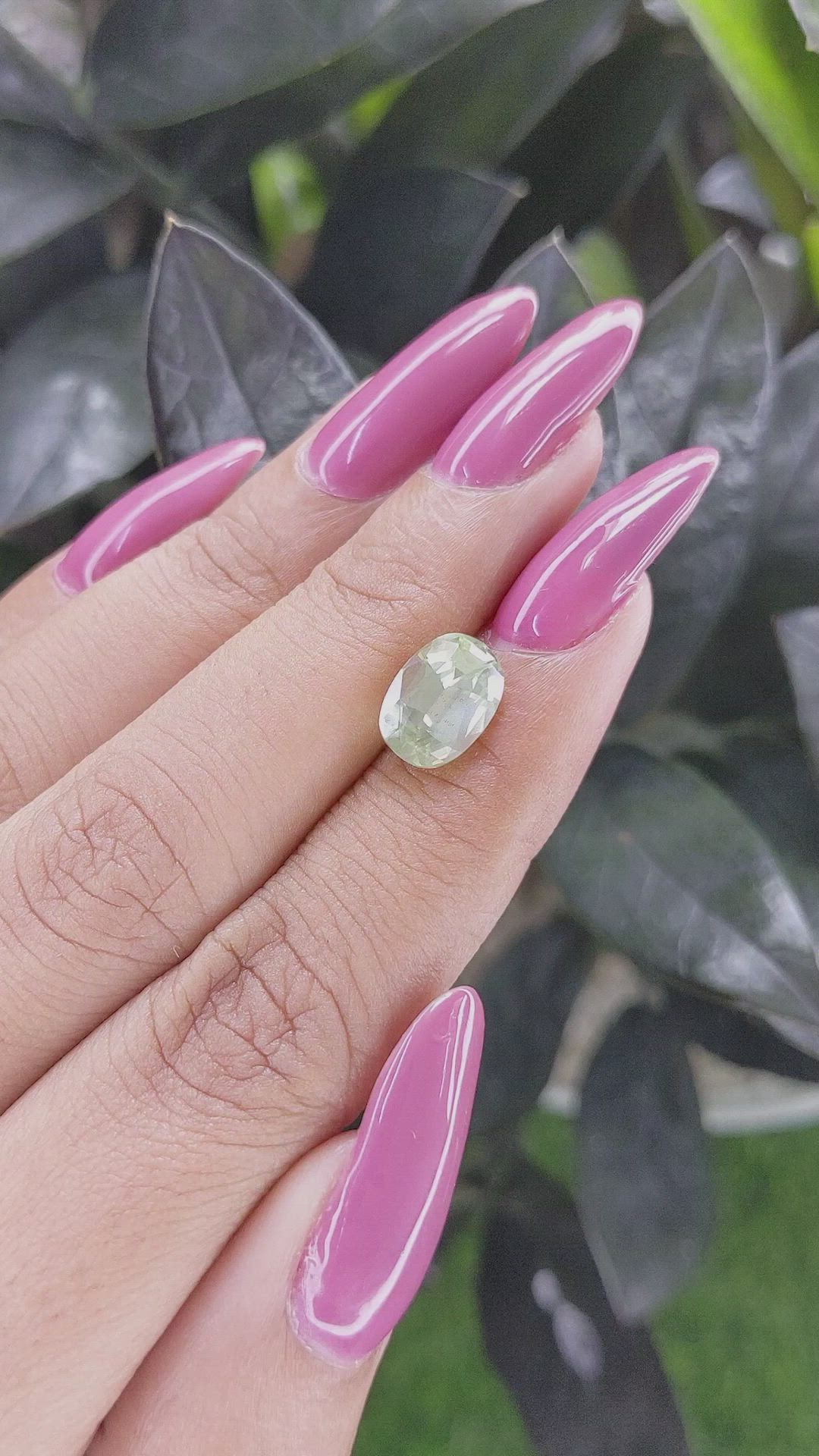 2.91 Ct. Chrysoberyl from Tanzania Size Video