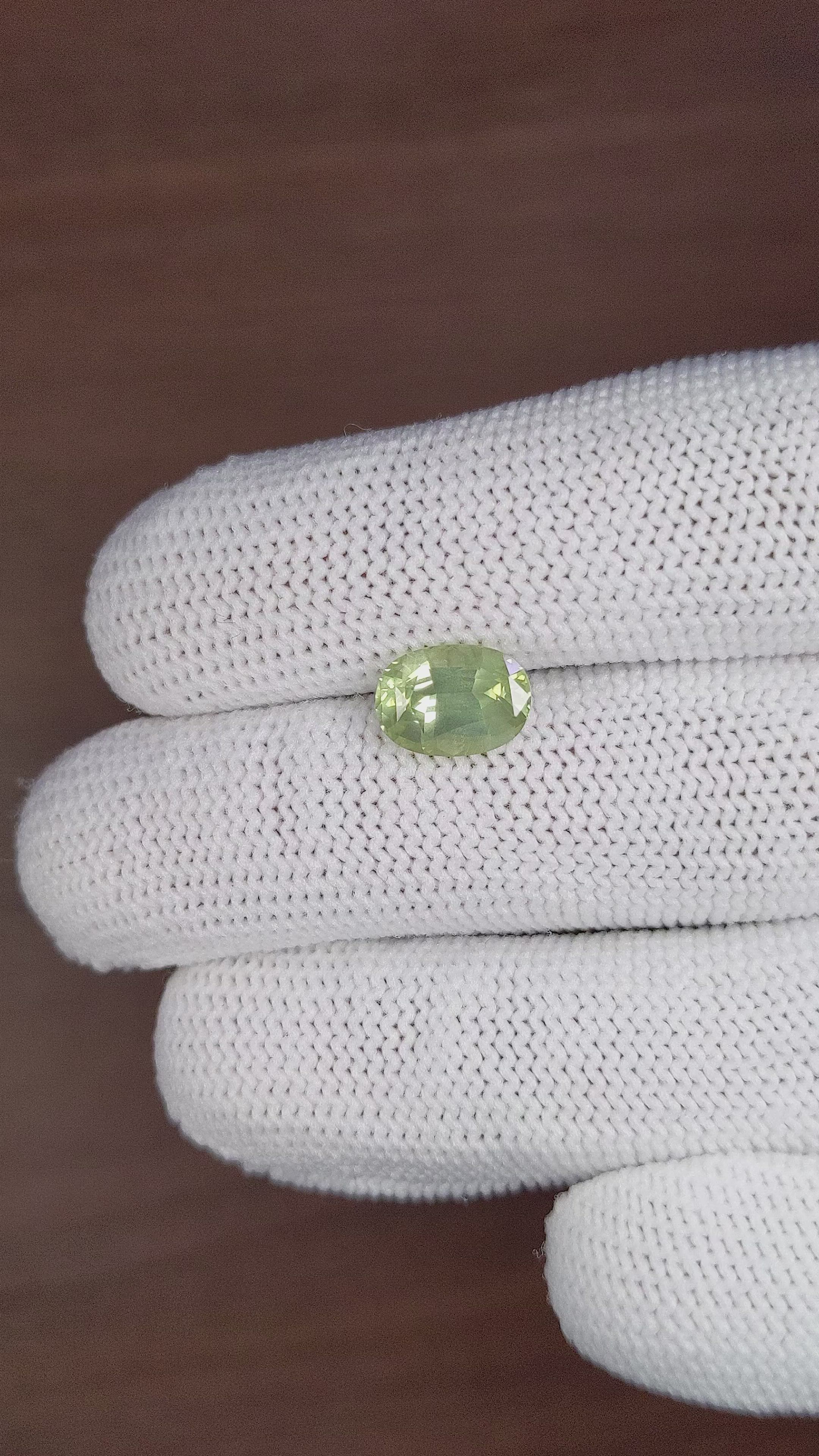 2.91 Ct. Chrysoberyl from Tanzania Size Video