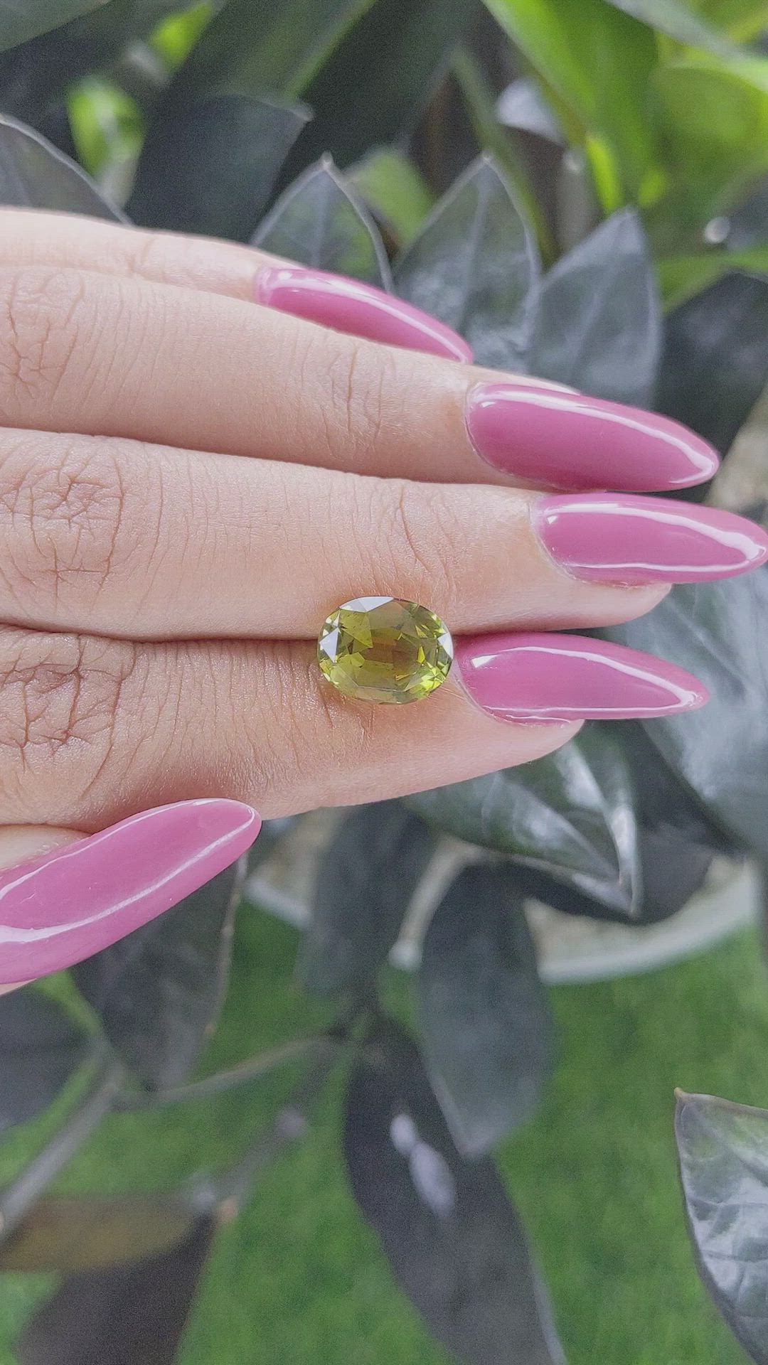 3.16 Ct. Chrysoberyl from Tanzania Size Video