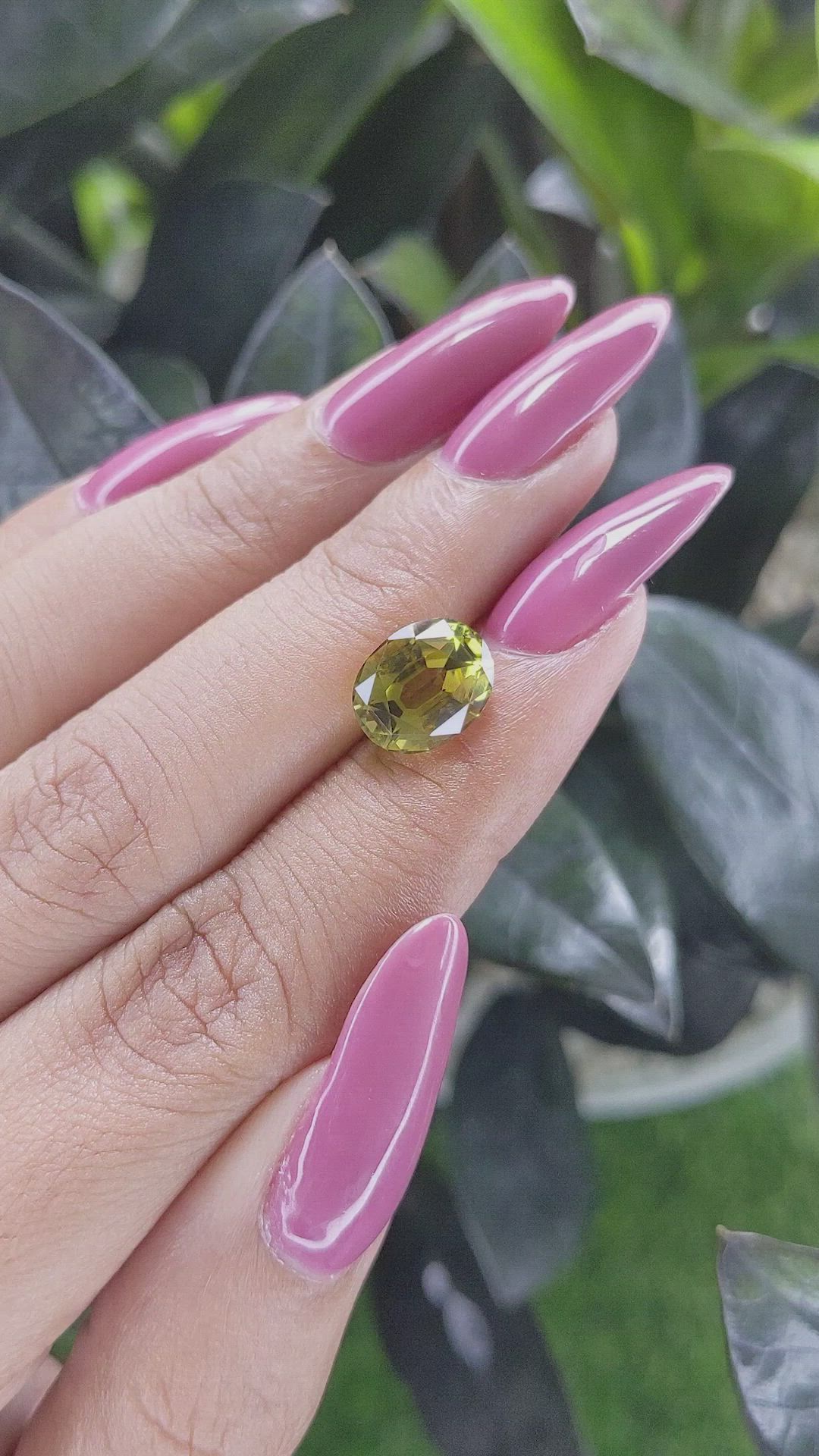 3.16 Ct. Chrysoberyl from Tanzania Size Video