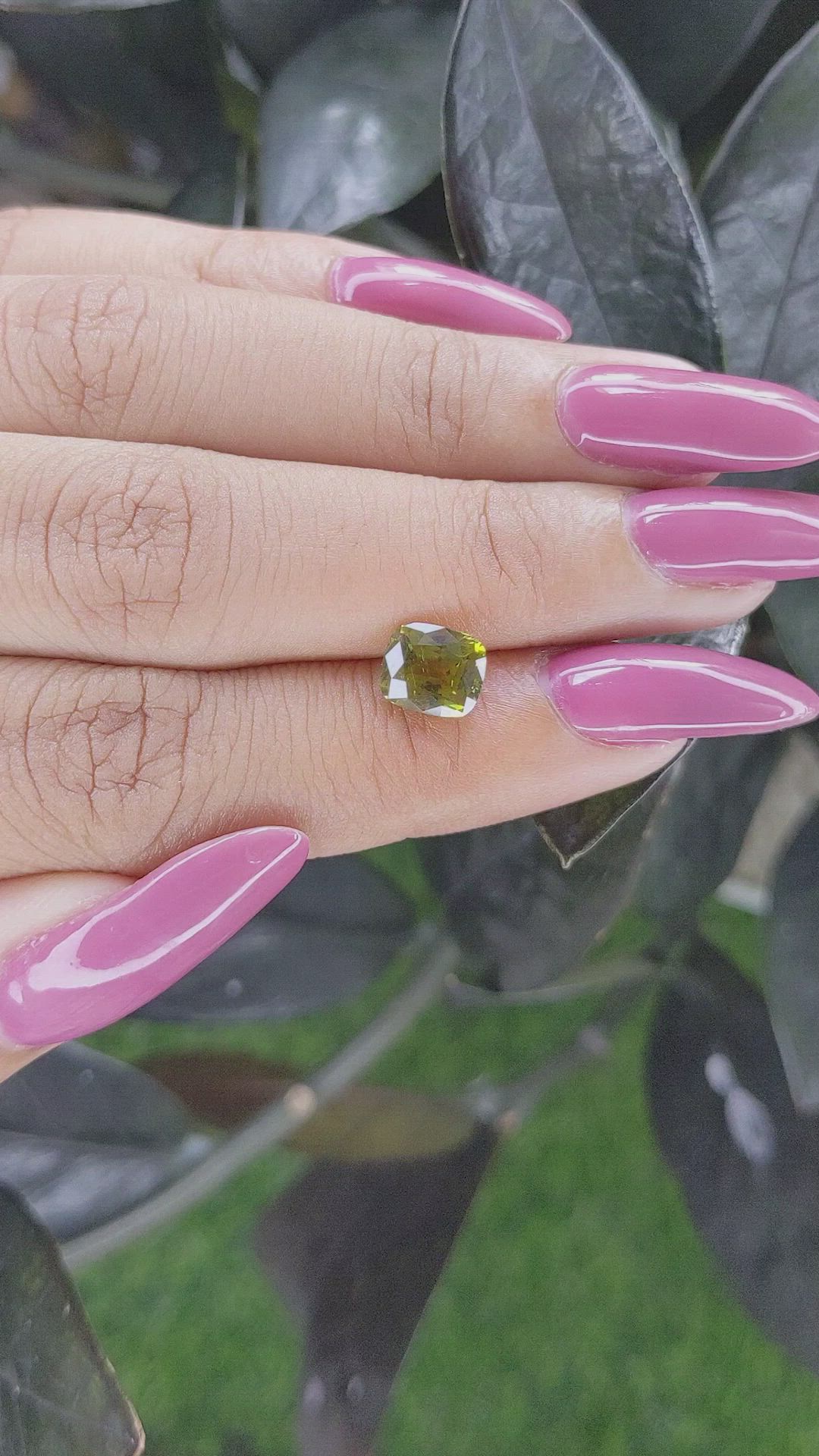 1.81 Ct. Chrysoberyl from Tanzania Size Video