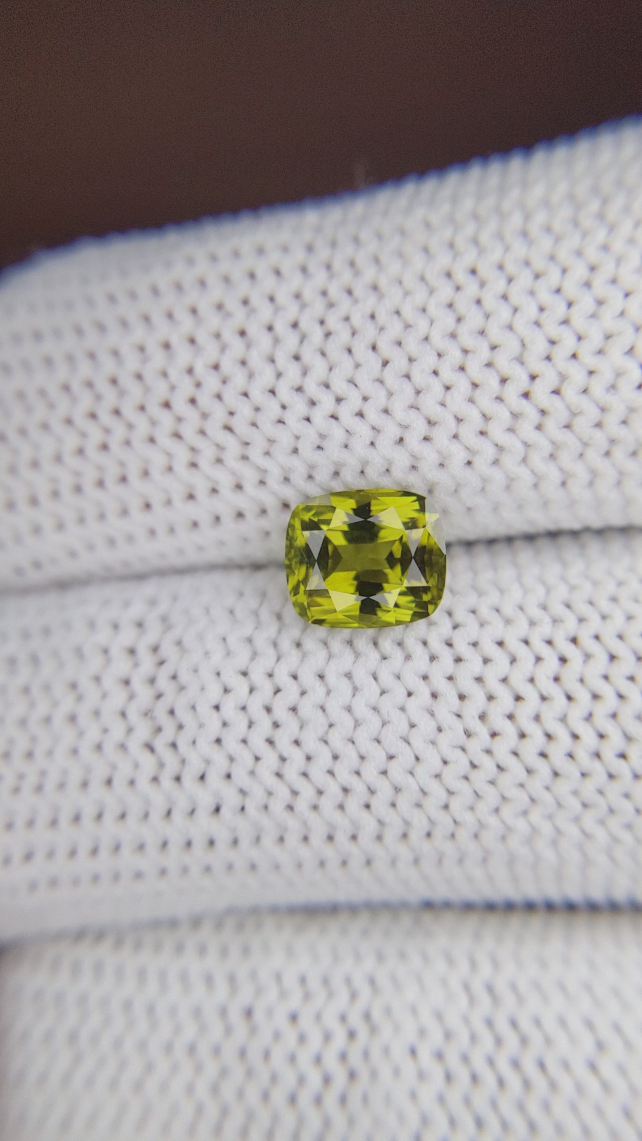 1.81 Ct. Chrysoberyl from Tanzania Size Video