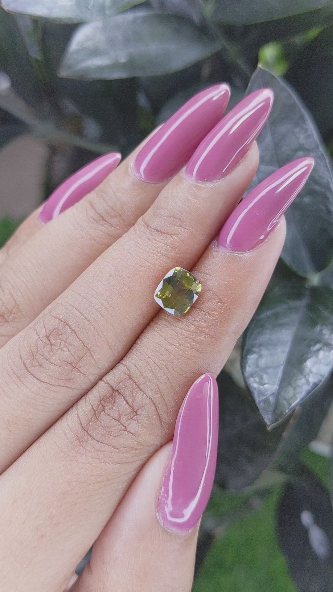 1.81 Ct. Chrysoberyl from Tanzania Size Video