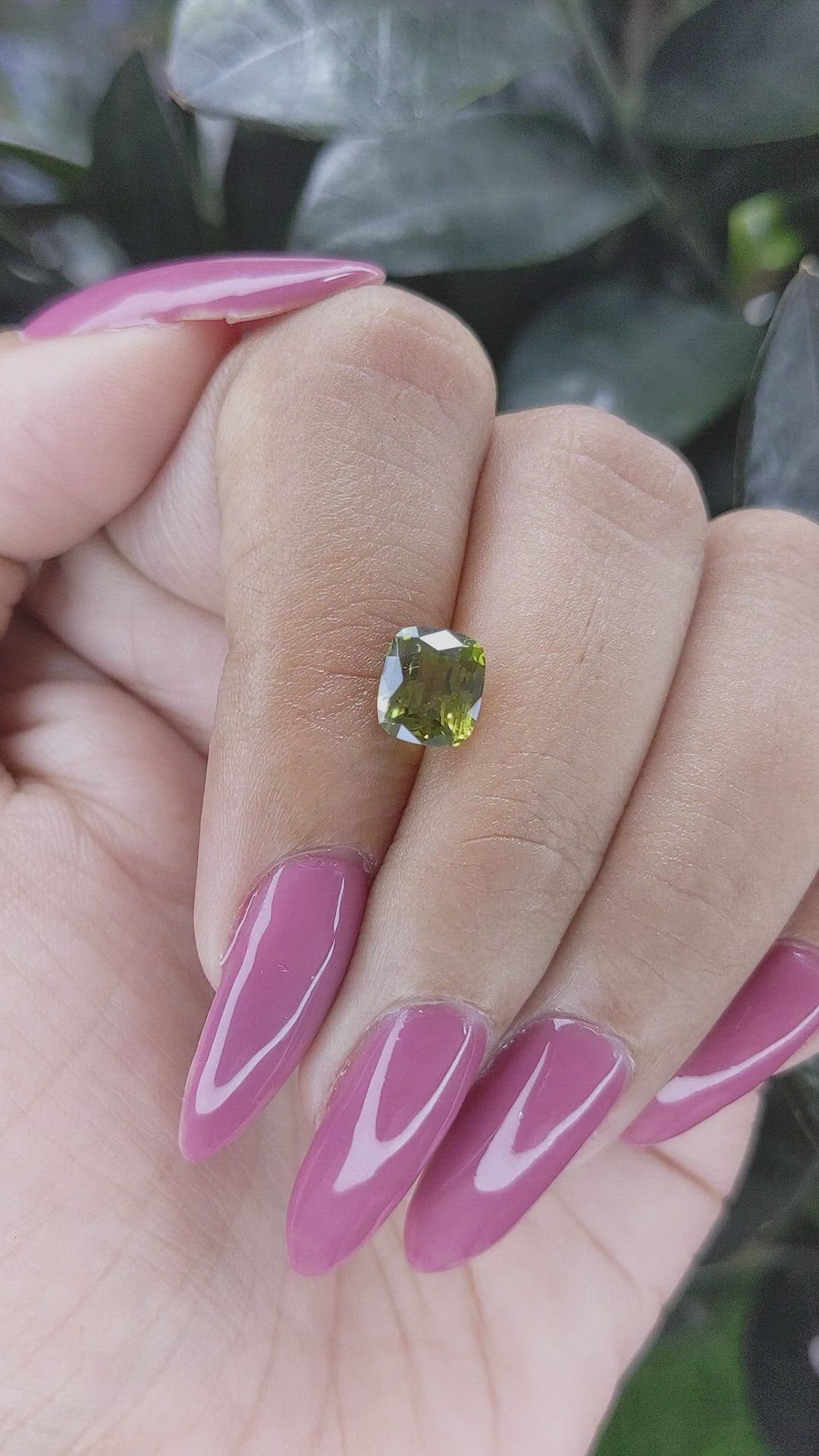 1.81 Ct. Chrysoberyl from Tanzania Size Video
