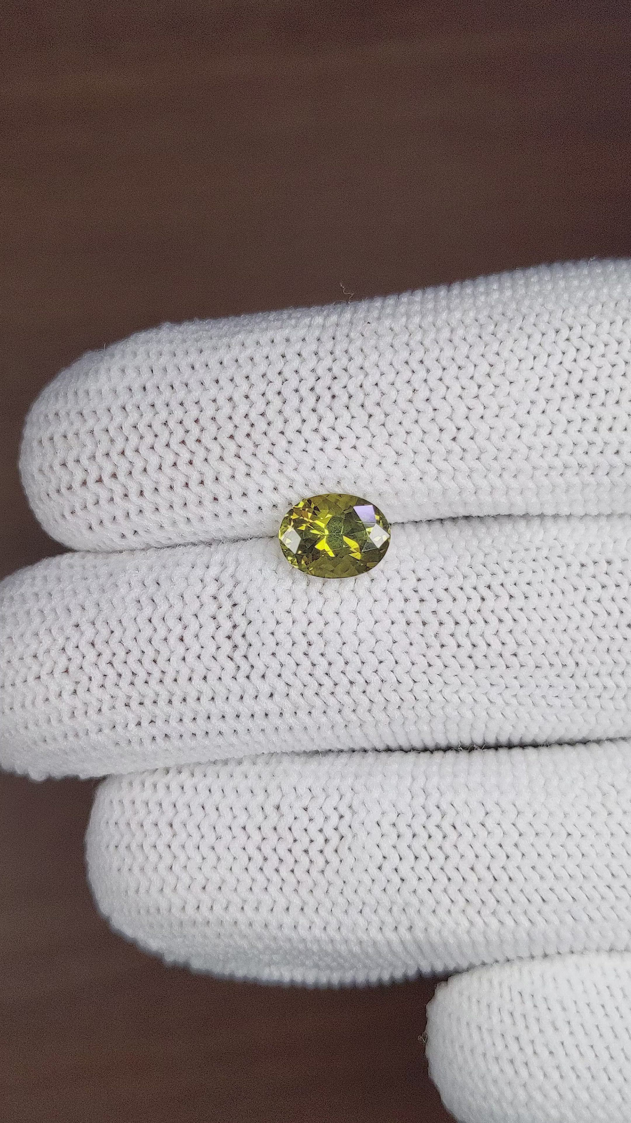 1.79 Ct. Chrysoberyl from Tanzania Size Video