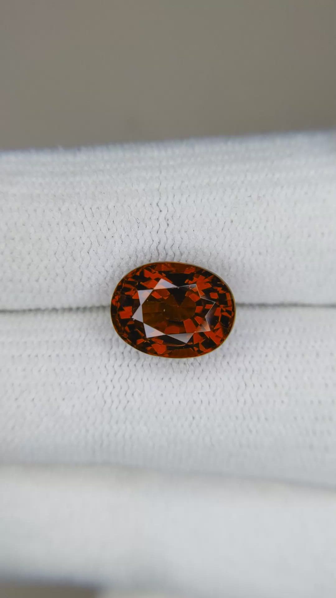 5.12 Ct. Spessartite Garnet Size Video