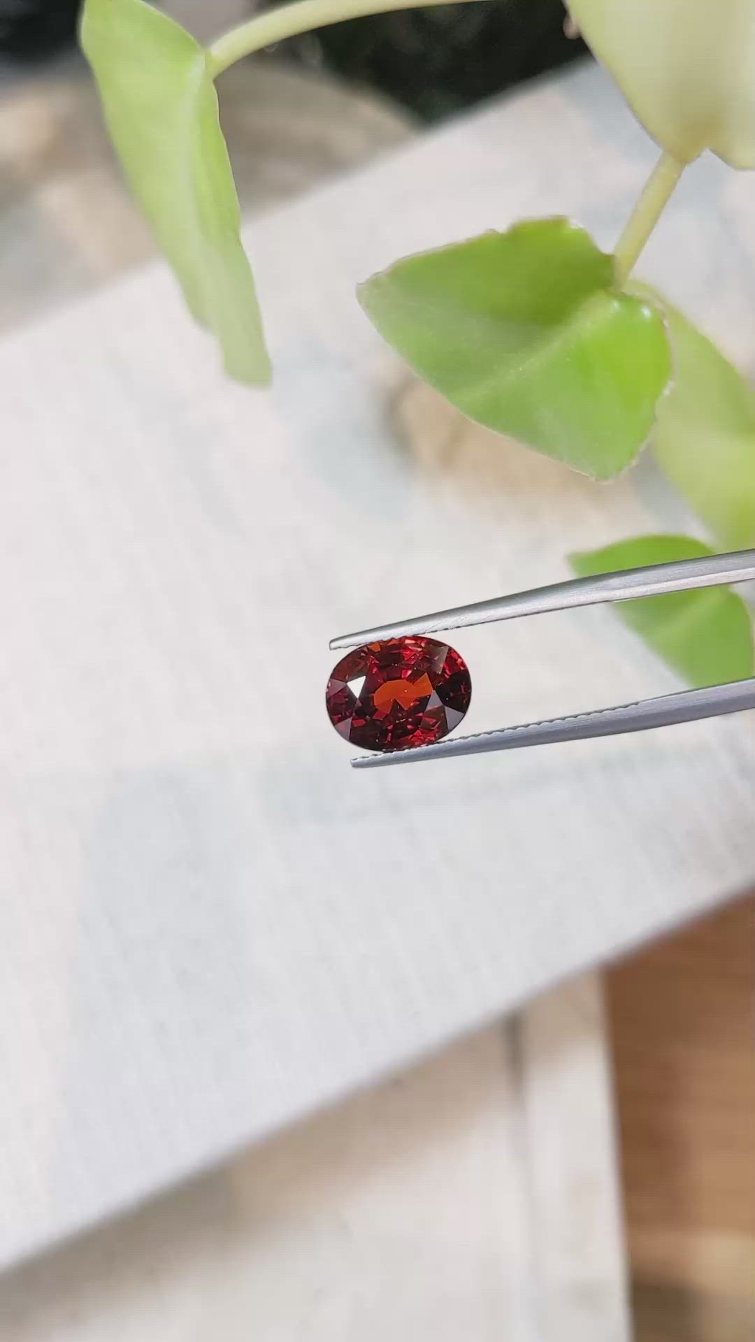 5.12 Ct. Spessartite Garnet Size Video