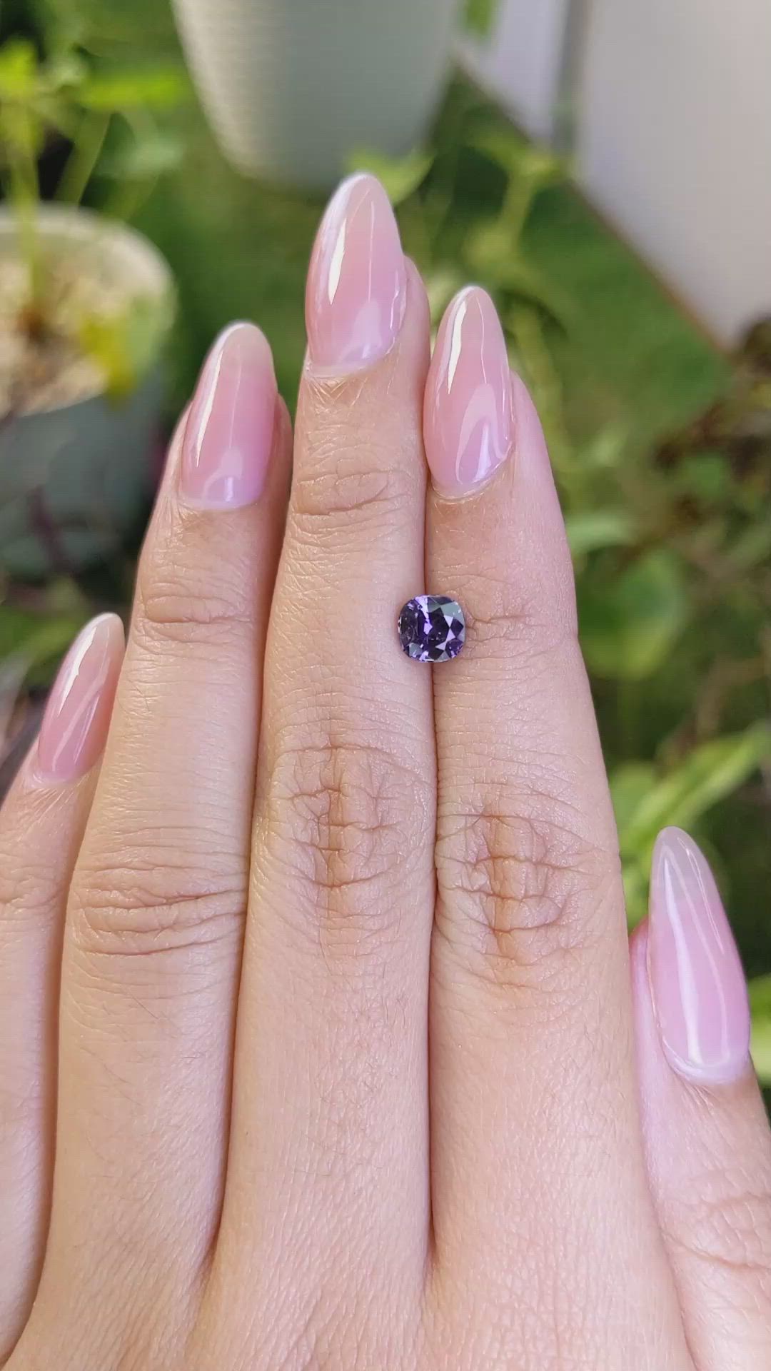 0.99 Ct. Spinel from Ceylon (Sri Lanka) Size Video