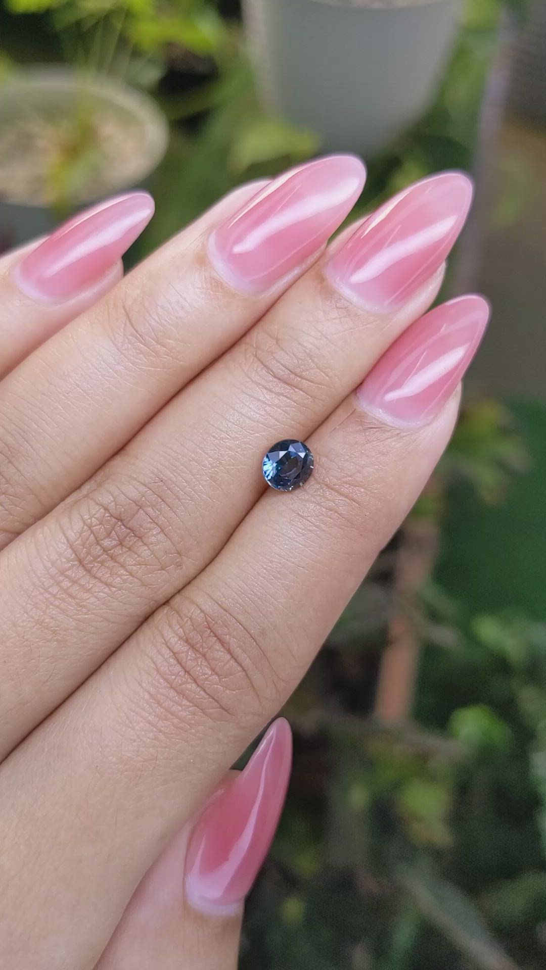 0.83 Ct. Spinel from Ceylon (Sri Lanka) Size Video