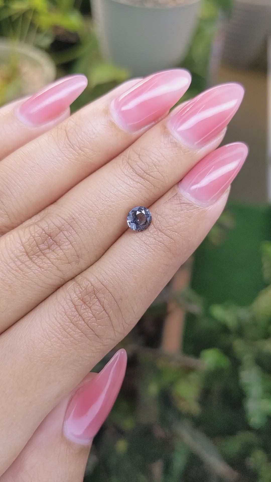 0.85 Ct. Spinel from Ceylon (Sri Lanka) Size Video