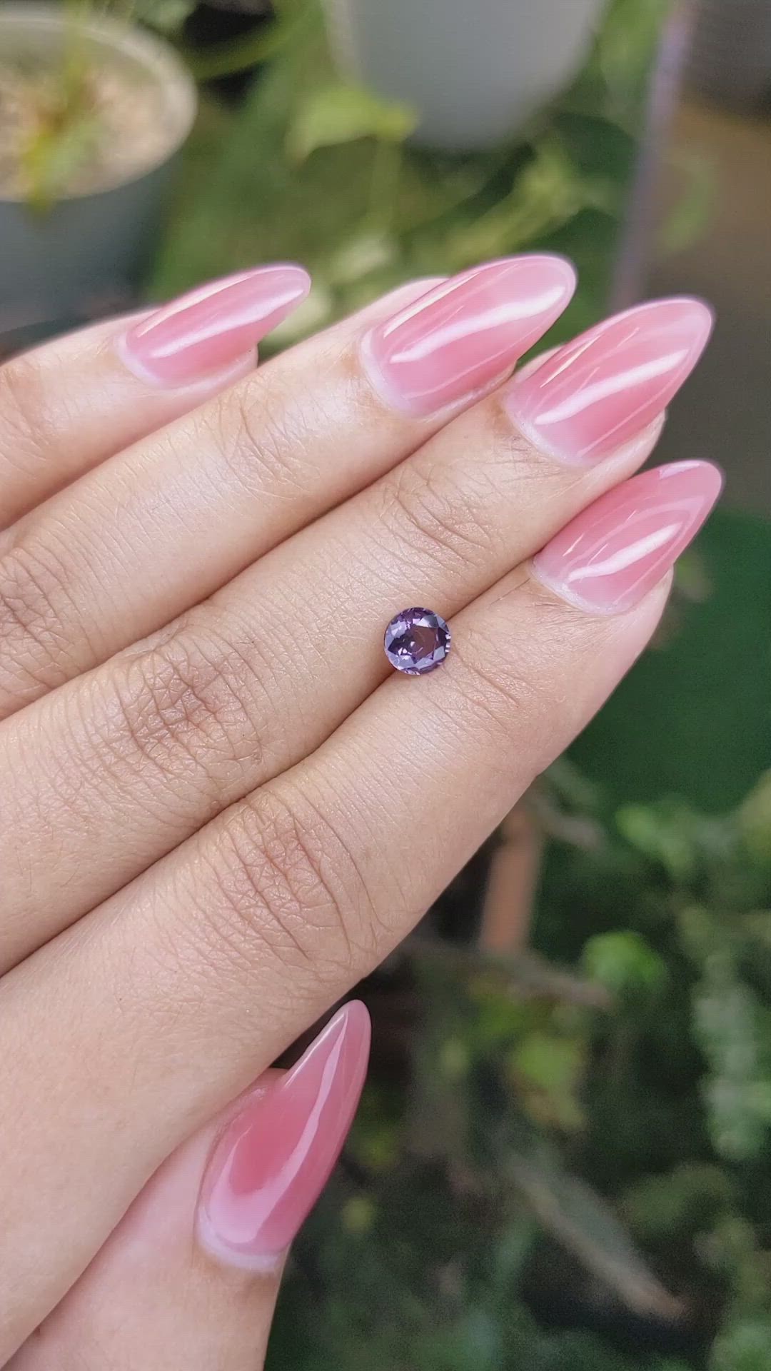 0.60 Ct. Spinel from Ceylon (Sri Lanka) Size Video