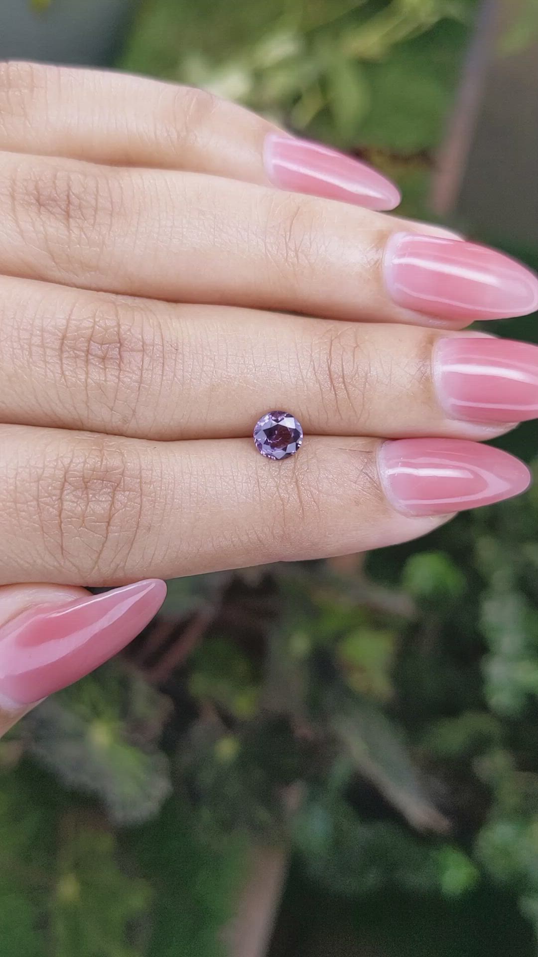 0.60 Ct. Spinel from Ceylon (Sri Lanka) Size Video