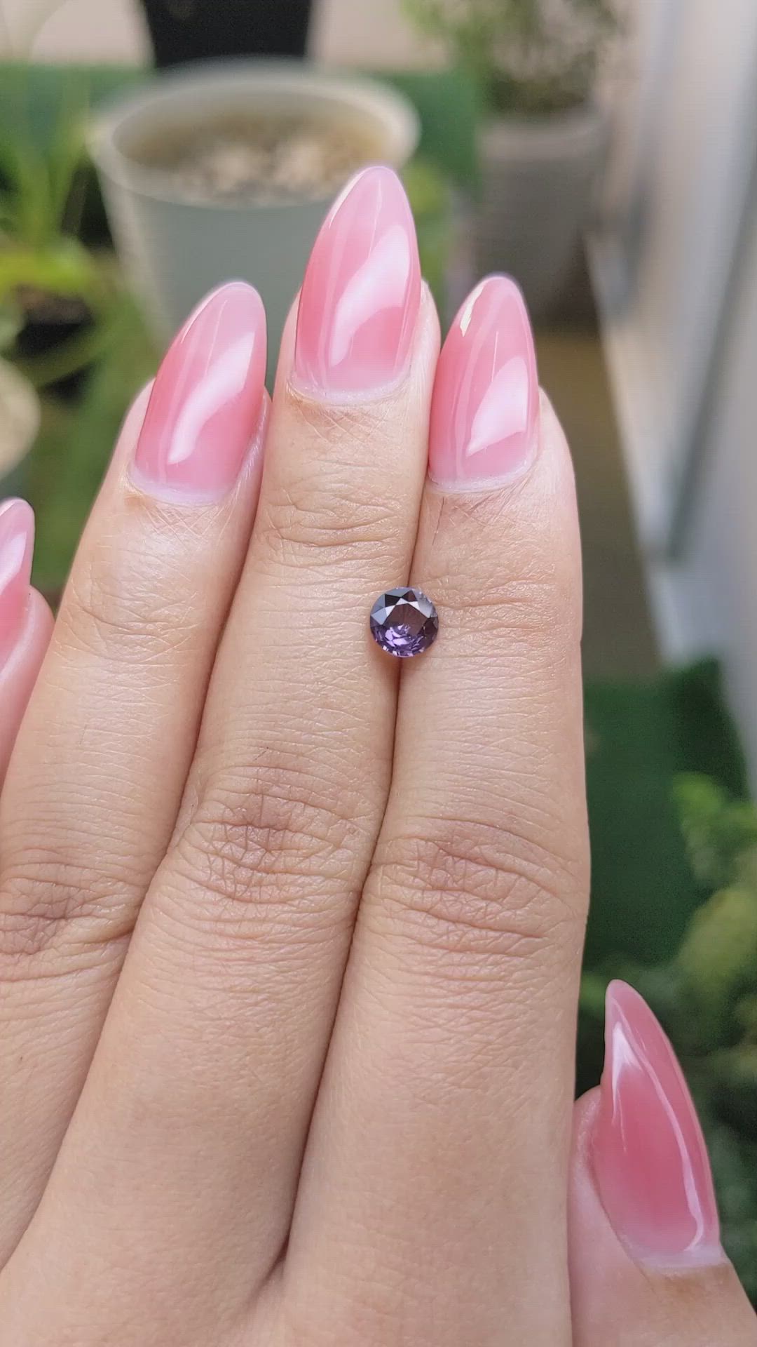 0.53 Ct. Spinel from Ceylon (Sri Lanka) Size Video