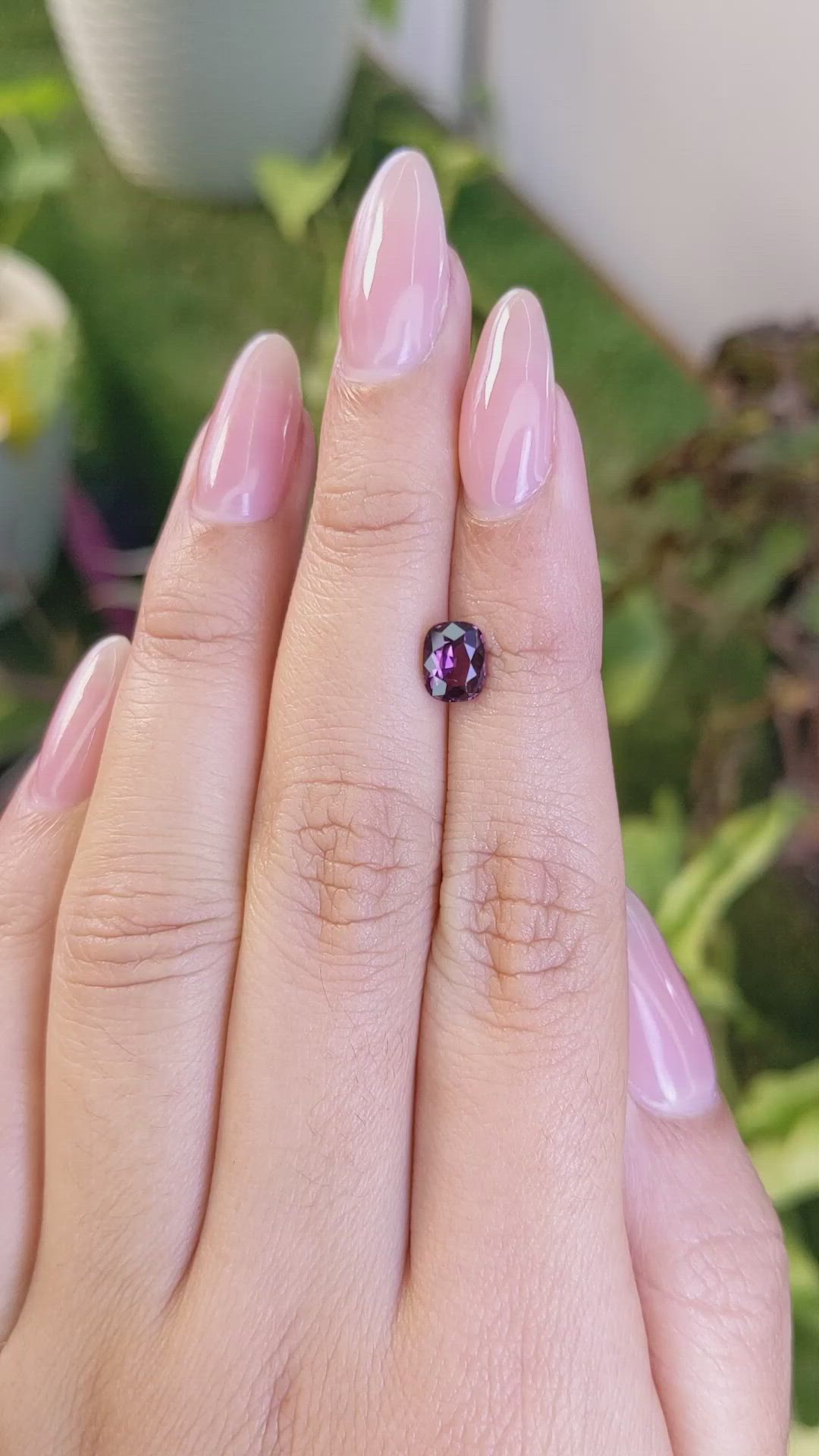 1.03 Ct. Spinel from Ceylon (Sri Lanka) Size Video