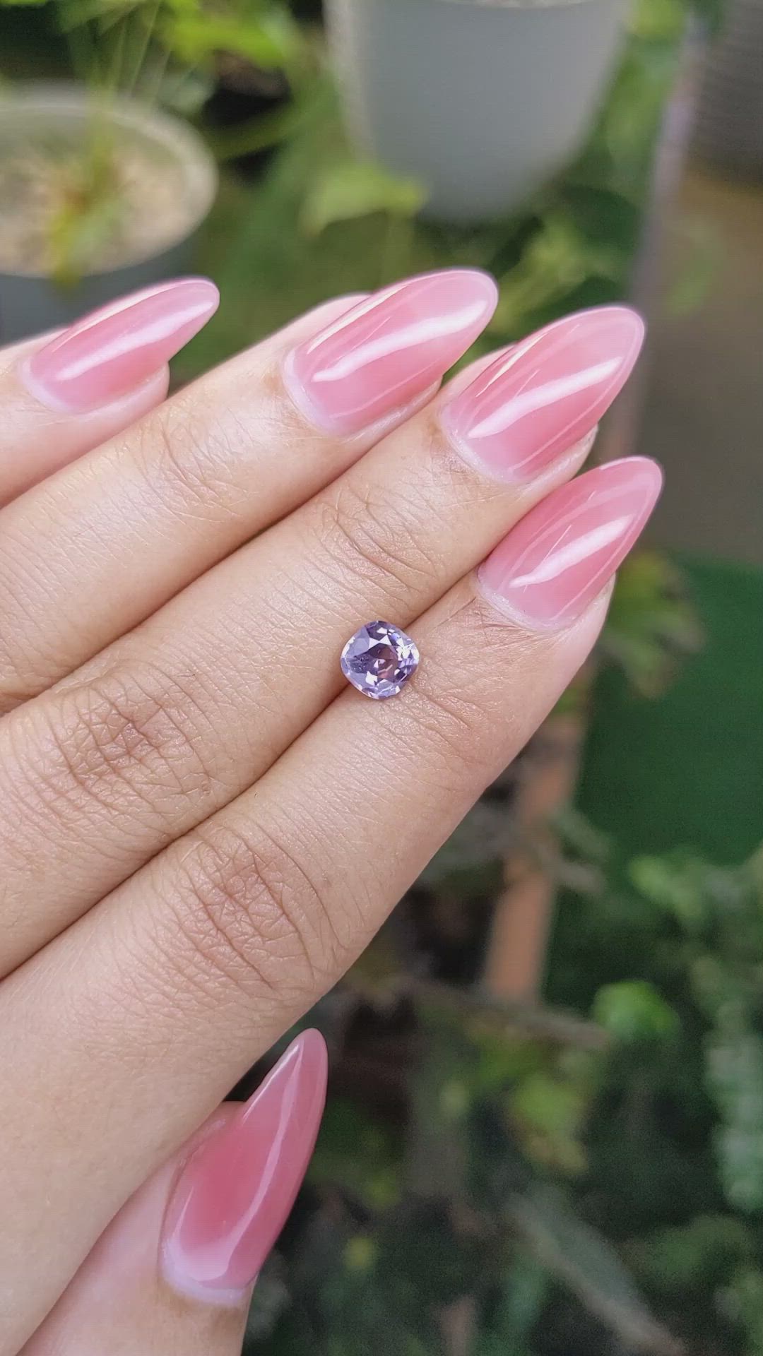 0.86 Ct. Spinel from Ceylon (Sri Lanka) Size Video