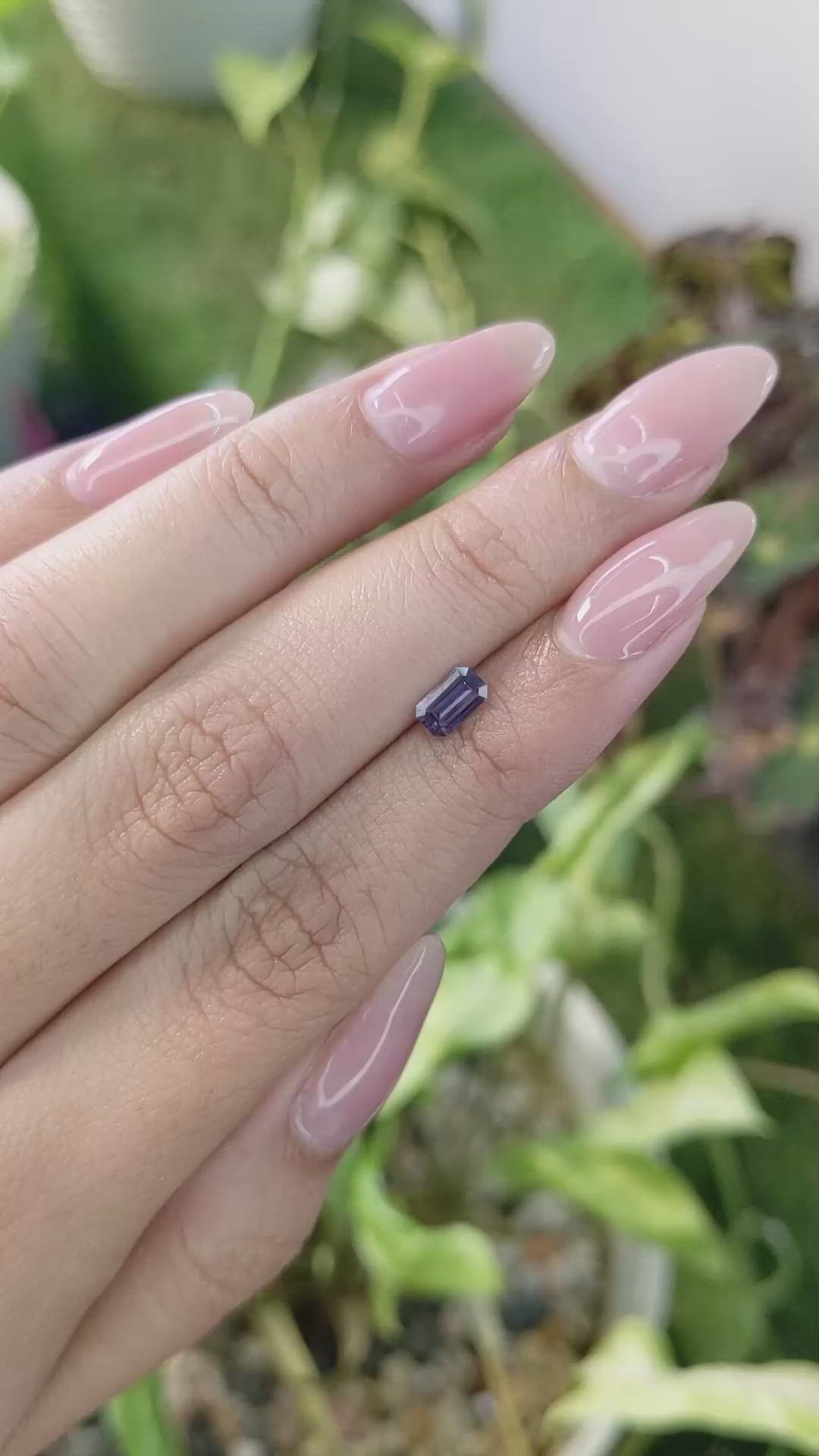 0.42 Ct. Spinel from Ceylon (Sri Lanka) Size Video