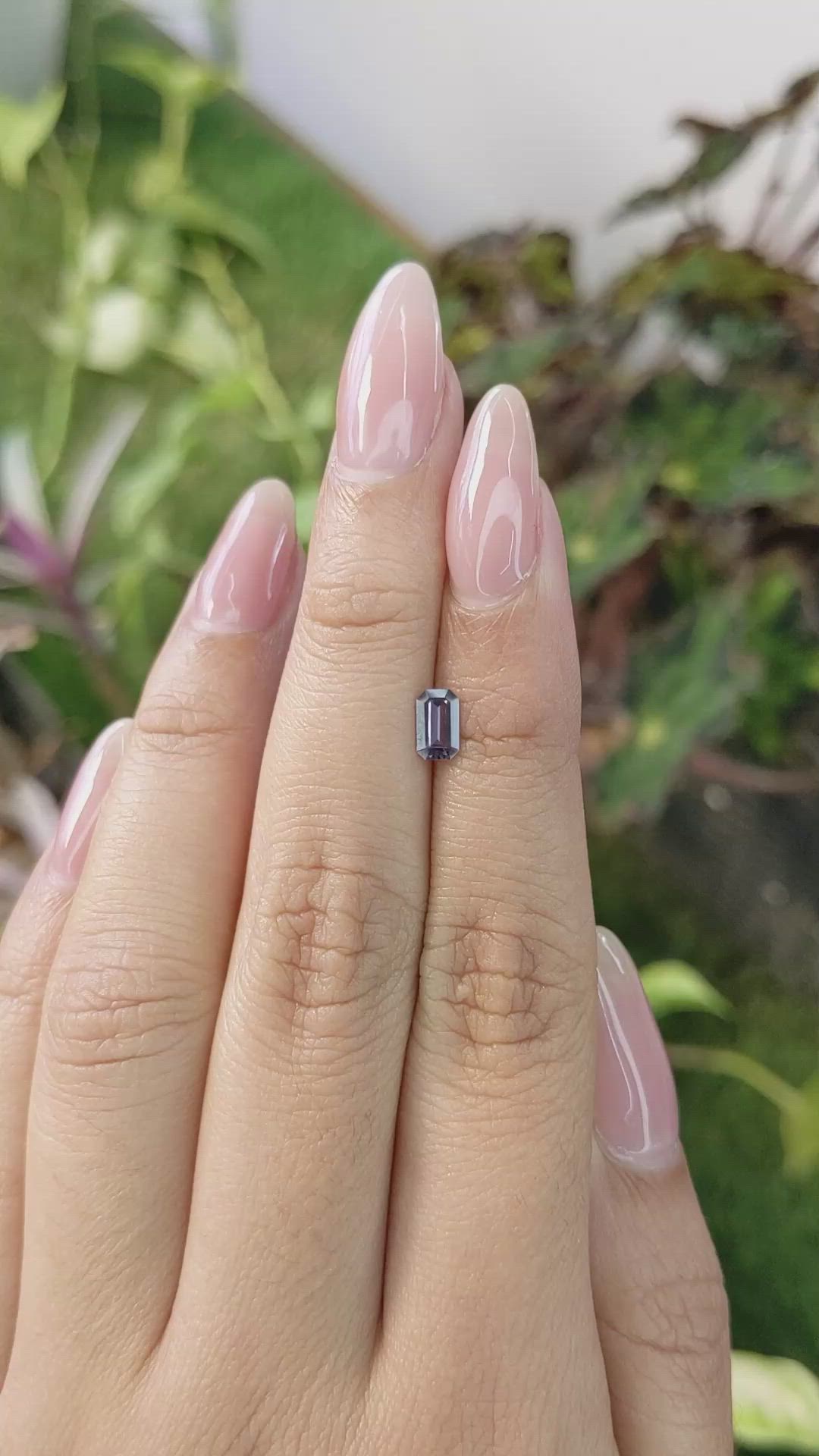 0.42 Ct. Spinel from Ceylon (Sri Lanka) Size Video