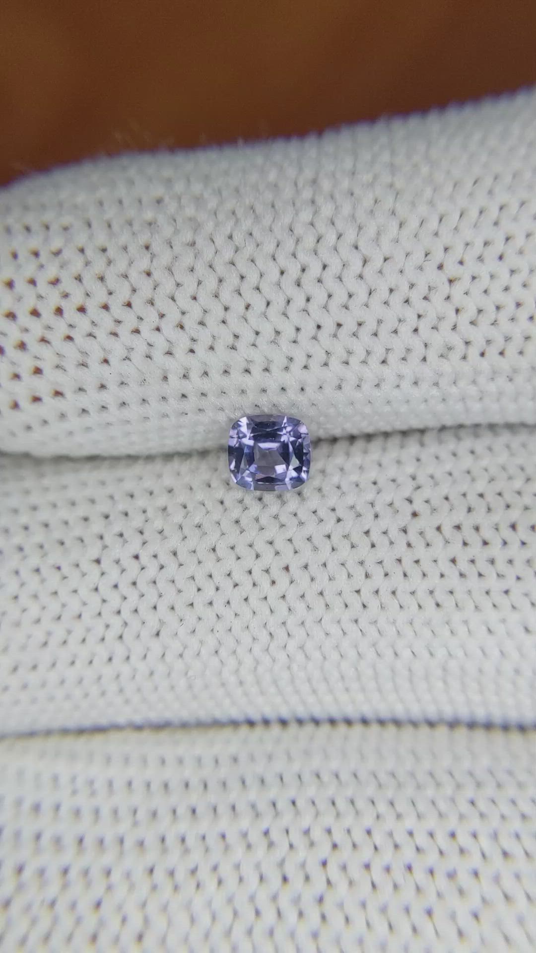 0.38 Ct. Spinel from Ceylon (Sri Lanka) Size Video