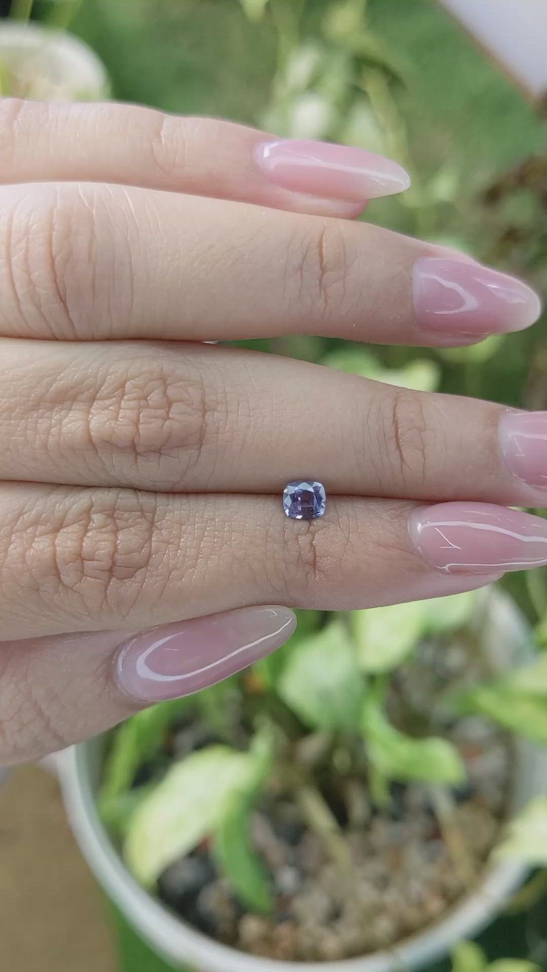 0.38 Ct. Spinel from Ceylon (Sri Lanka) Size Video