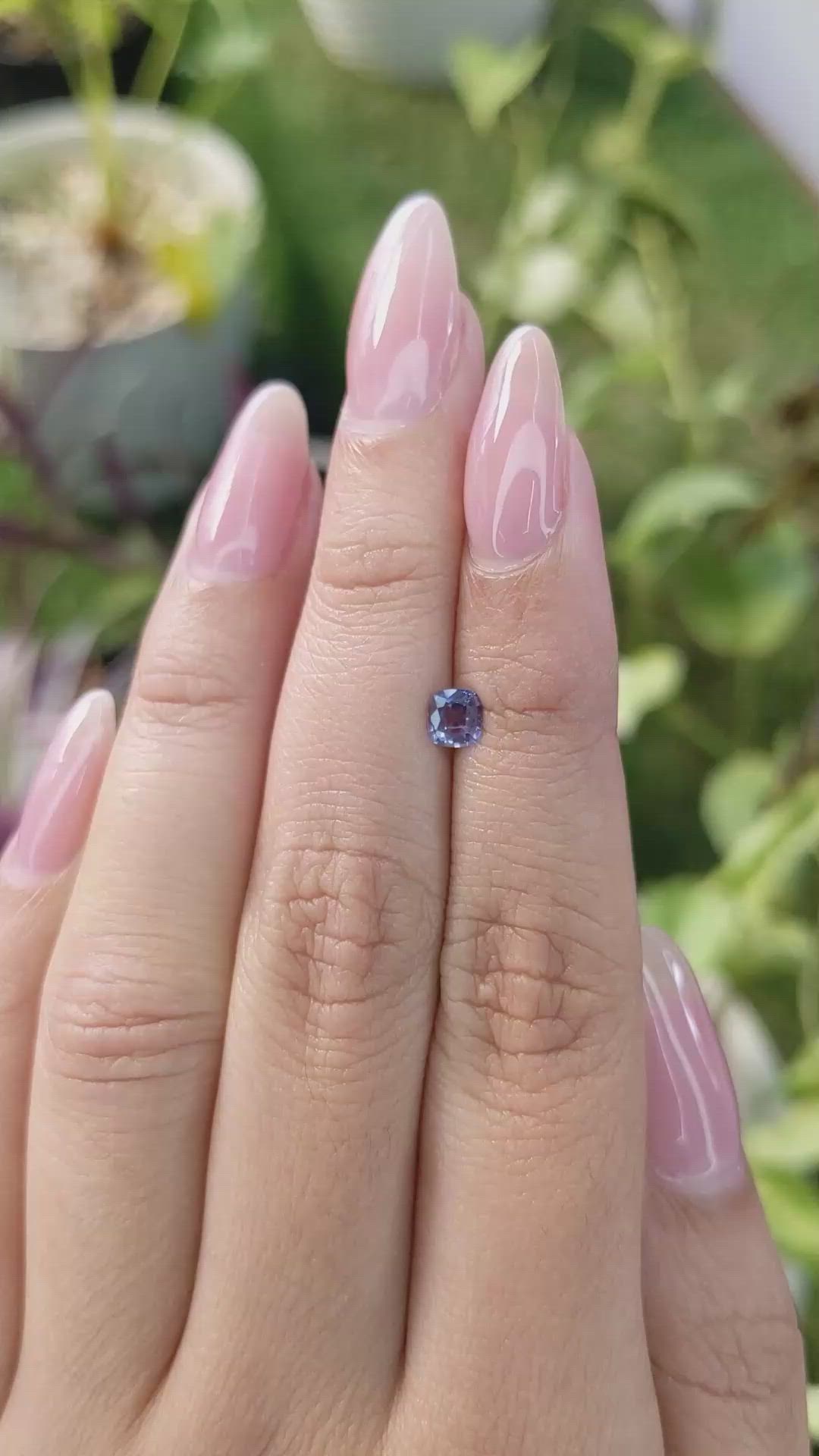 0.38 Ct. Spinel from Ceylon (Sri Lanka) Size Video