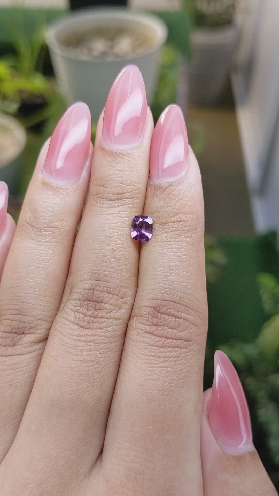 0.59 Ct. Spinel from Ceylon (Sri Lanka) Size Video