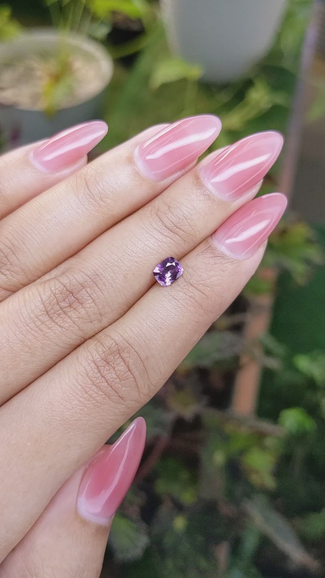 0.59 Ct. Spinel from Ceylon (Sri Lanka) Size Video