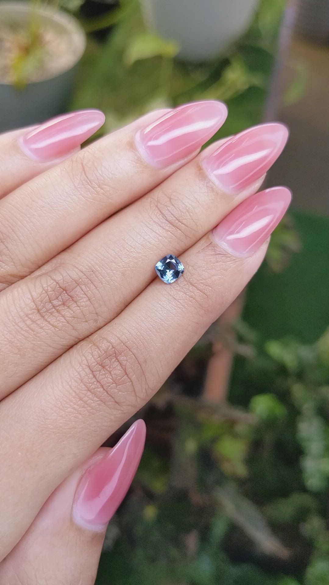 0.52 Ct. Spinel from Ceylon (Sri Lanka) Size Video