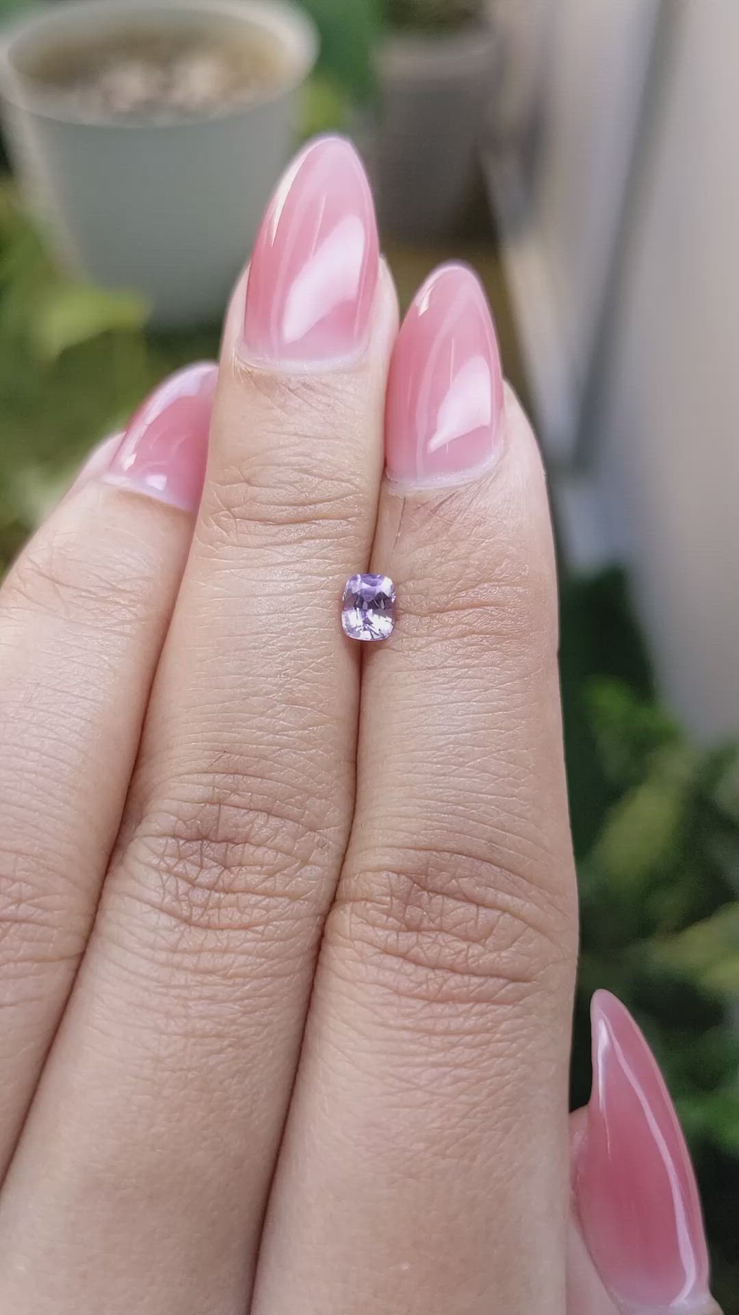 0.43 Ct. Spinel from Ceylon (Sri Lanka) Size Video