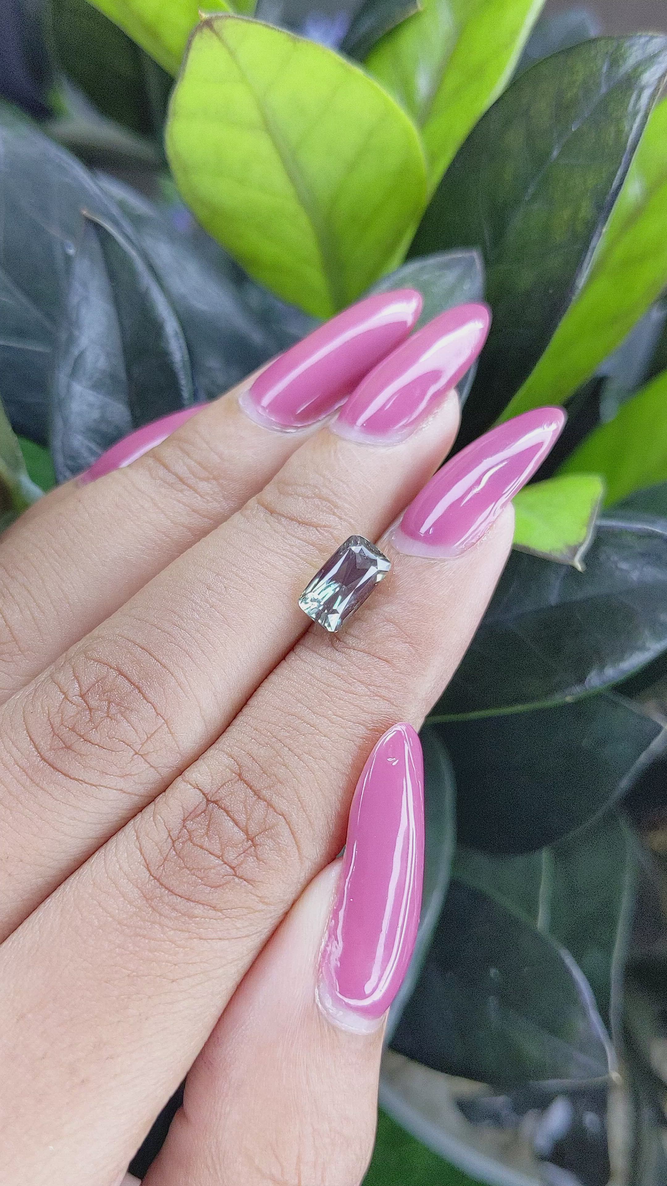 2.44 Ct. Alexandrite from Tanzania Size Video