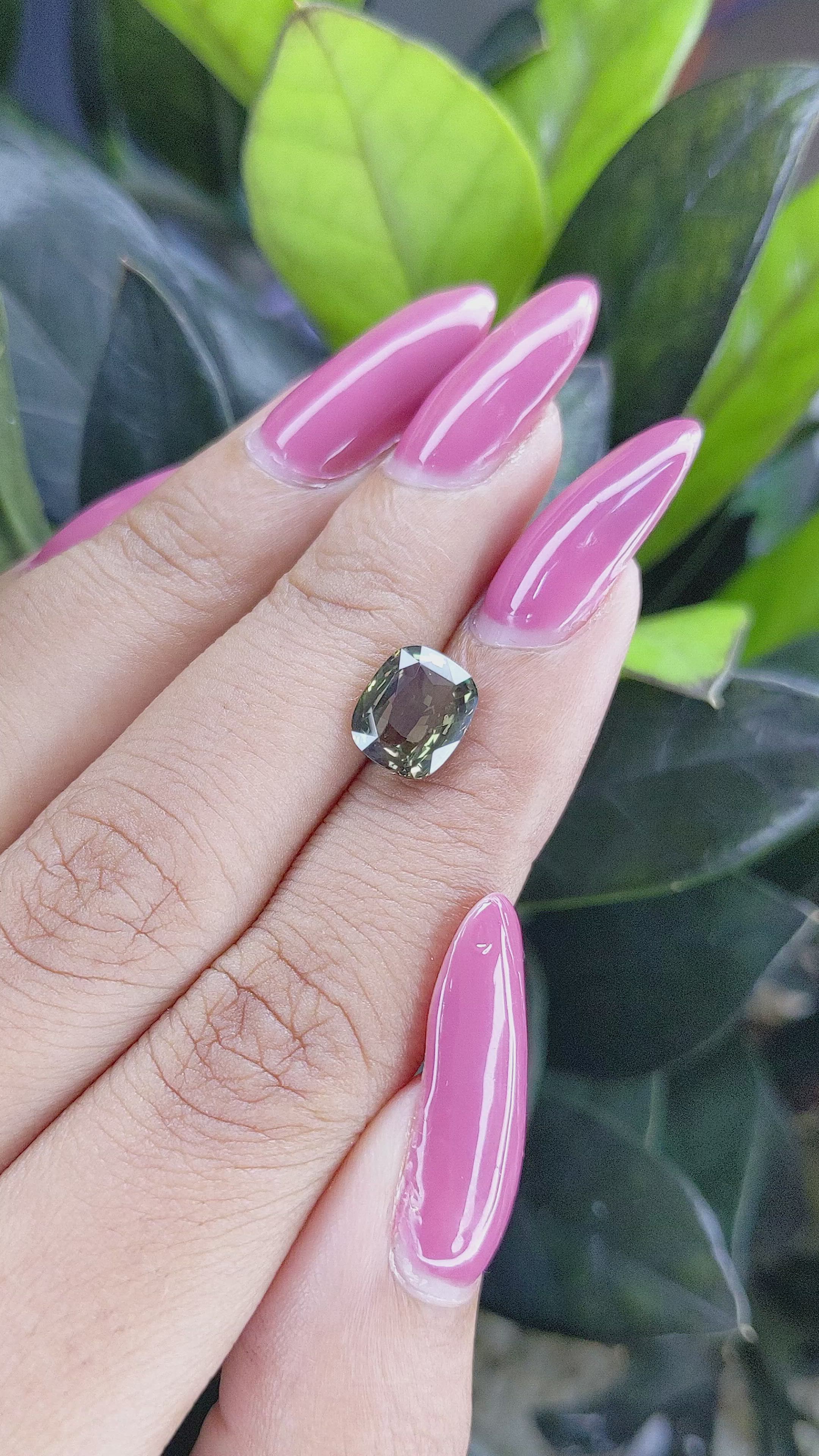 2.54 Ct. Alexandrite from Tanzania Size Video