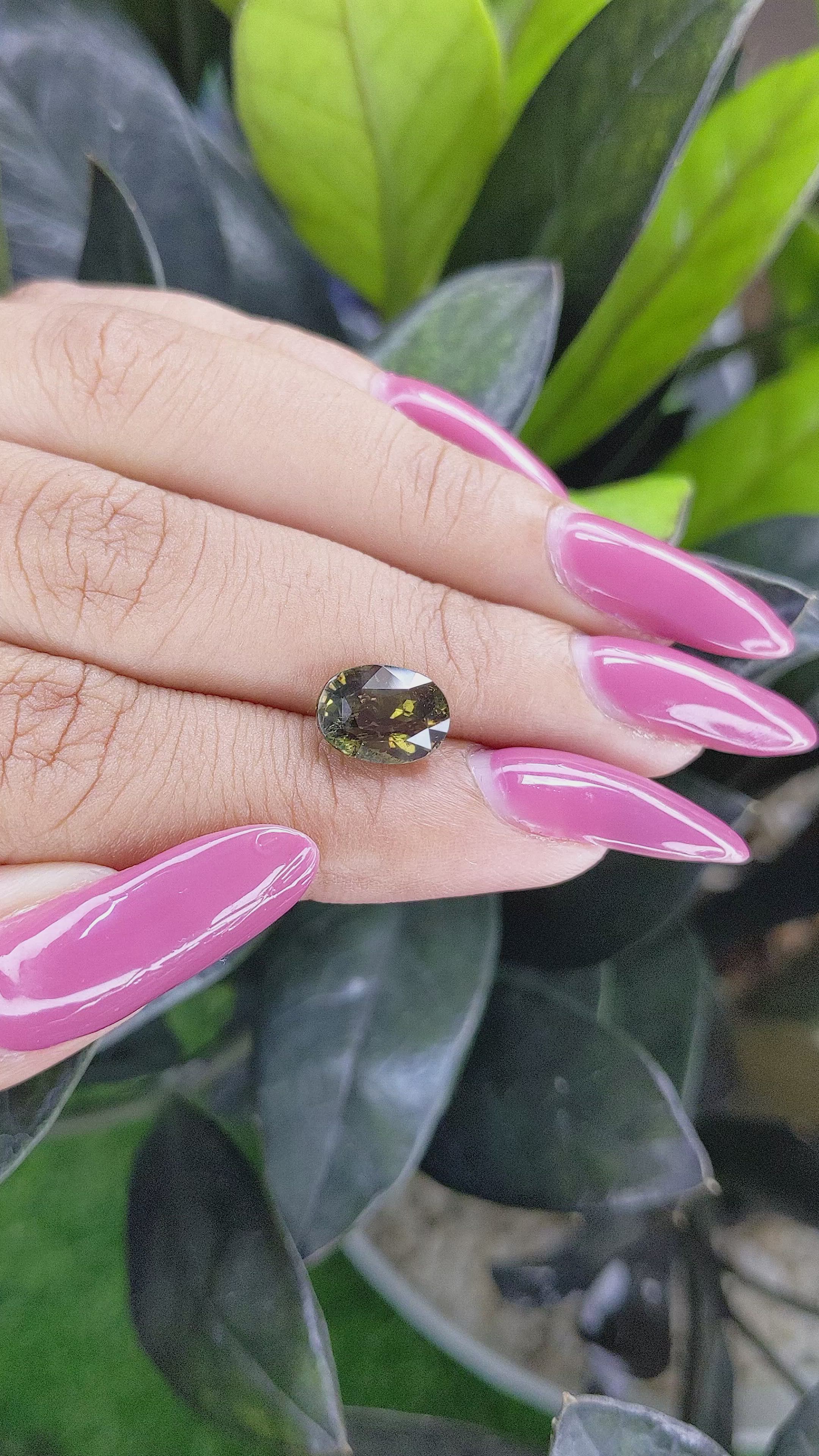 3.03 Ct. Alexandrite from Tanzania Size Video