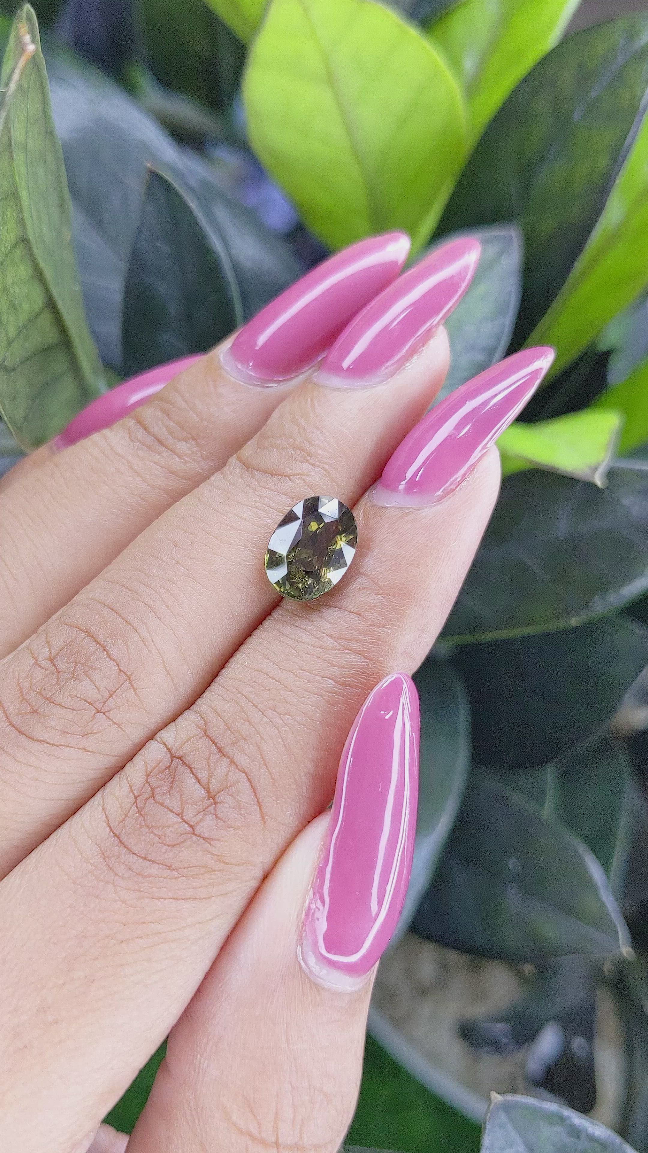 3.03 Ct. Alexandrite from Tanzania Size Video