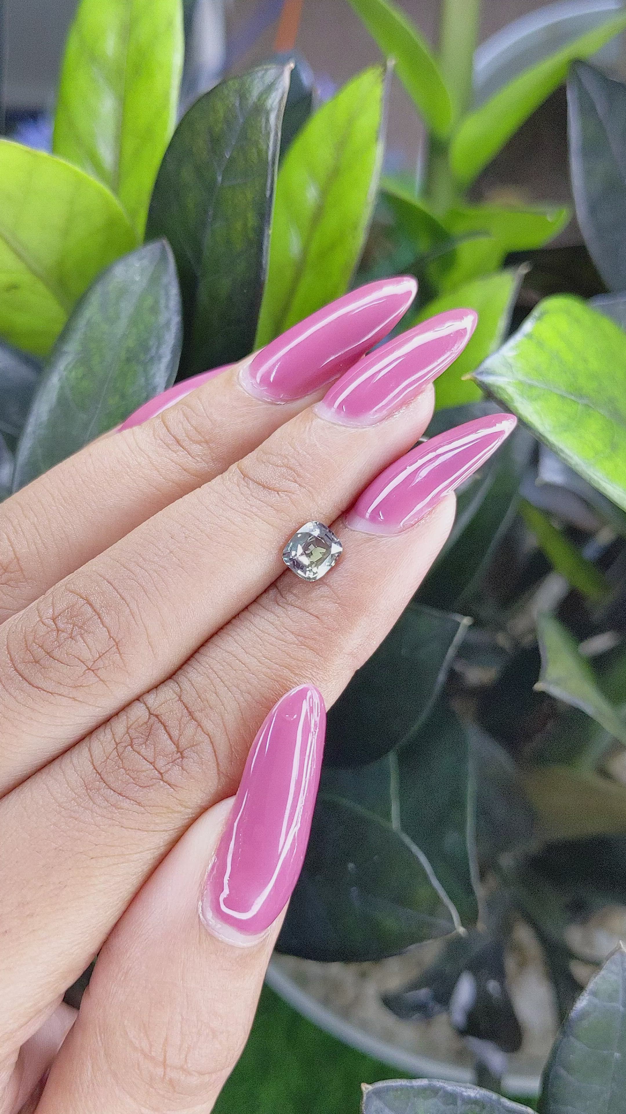 0.80 Ct. Alexandrite from Tanzania Size Video