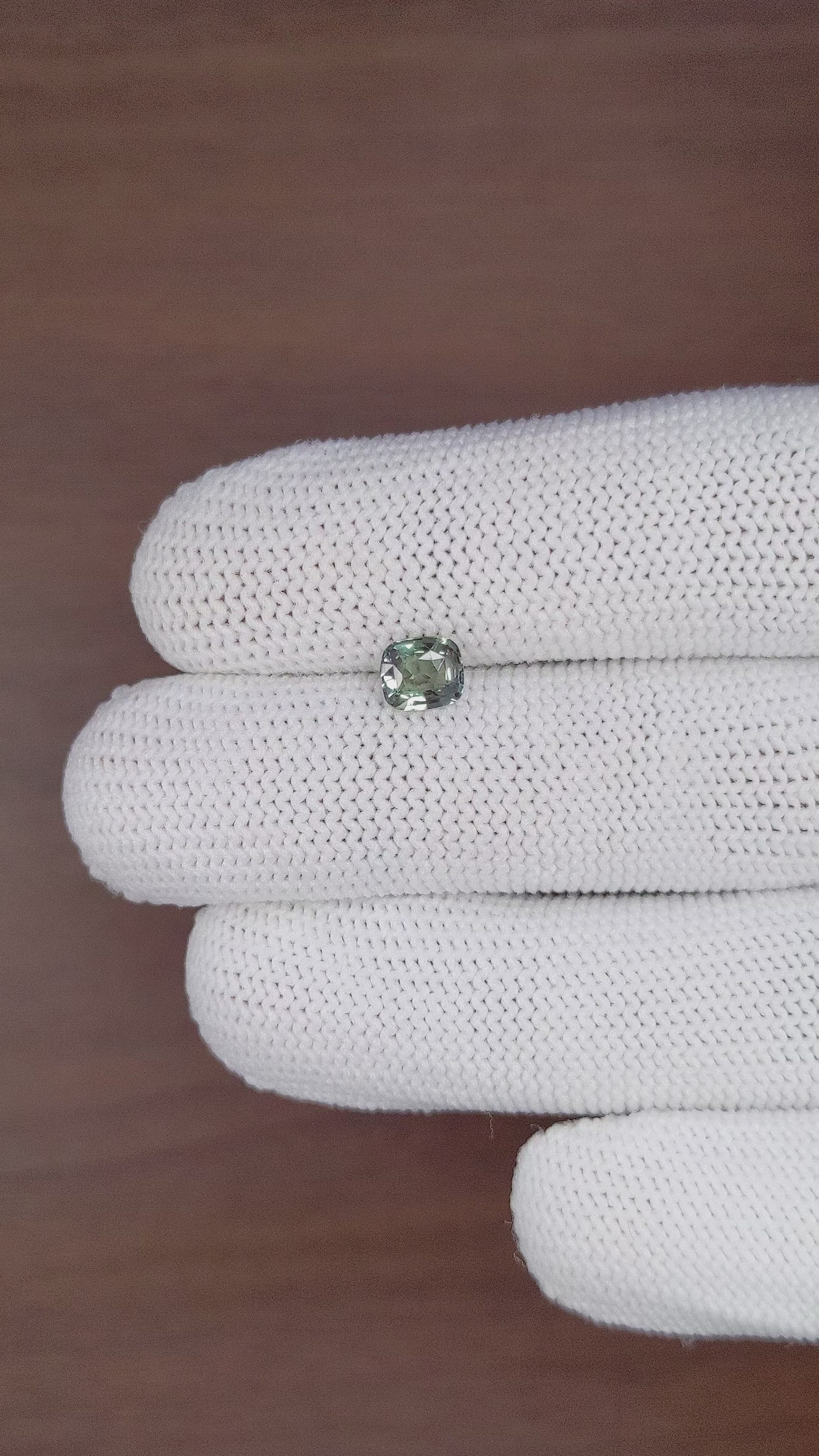 0.80 Ct. Alexandrite from Tanzania Size Video