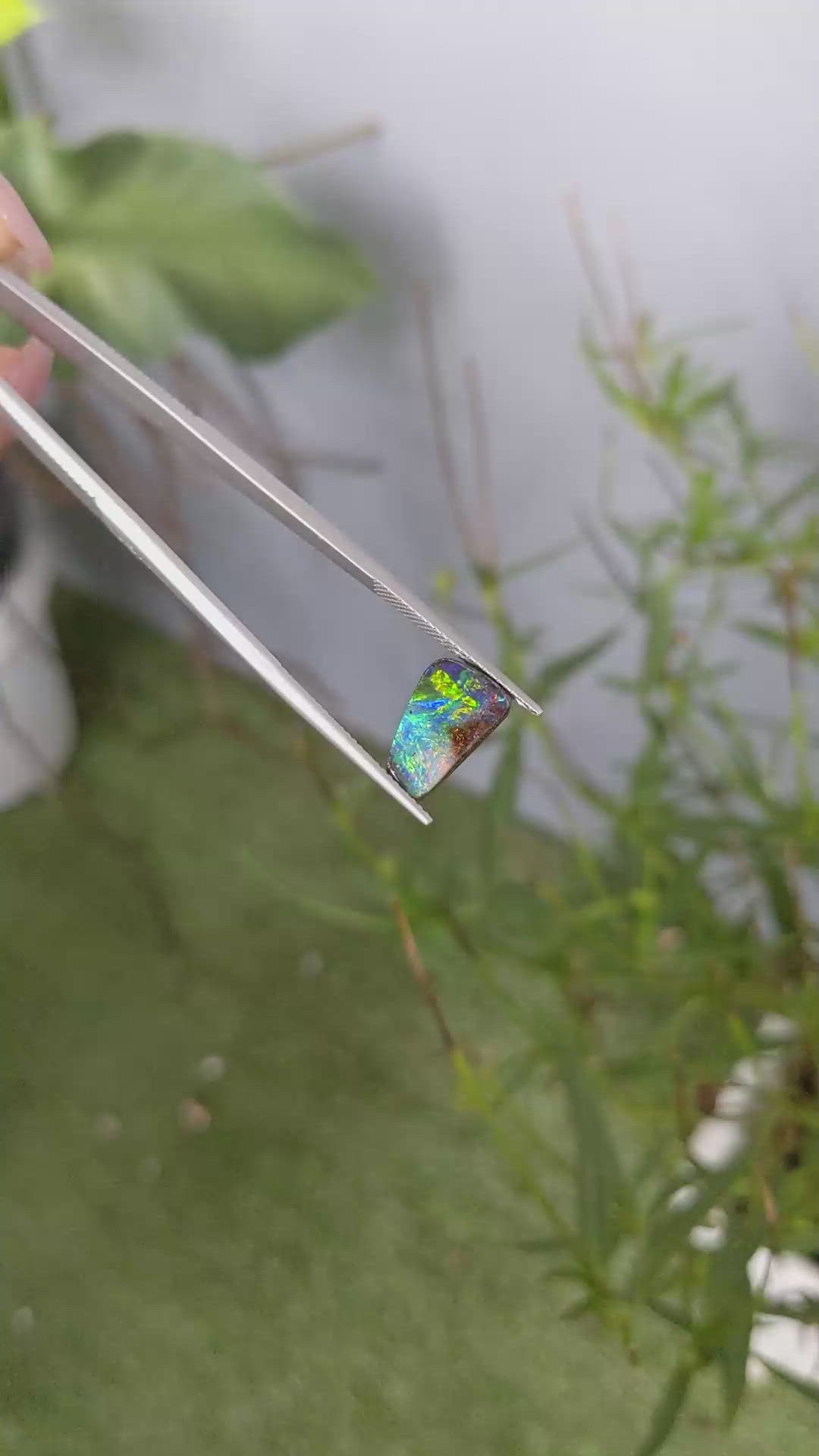 3.82 Ct. Black Opal from Australia Size Video