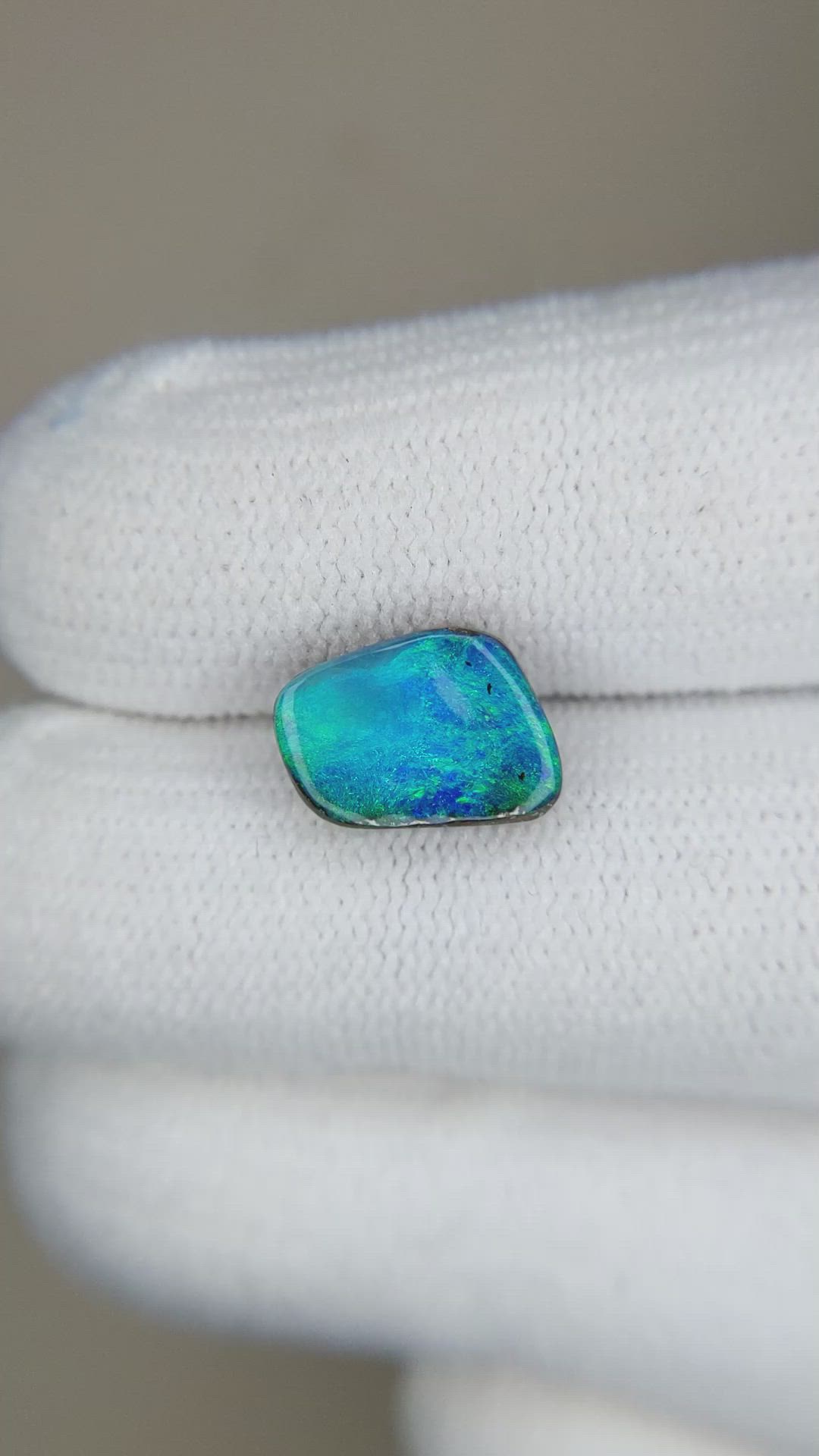 2.01 Ct. Black Opal from Australia Size Video