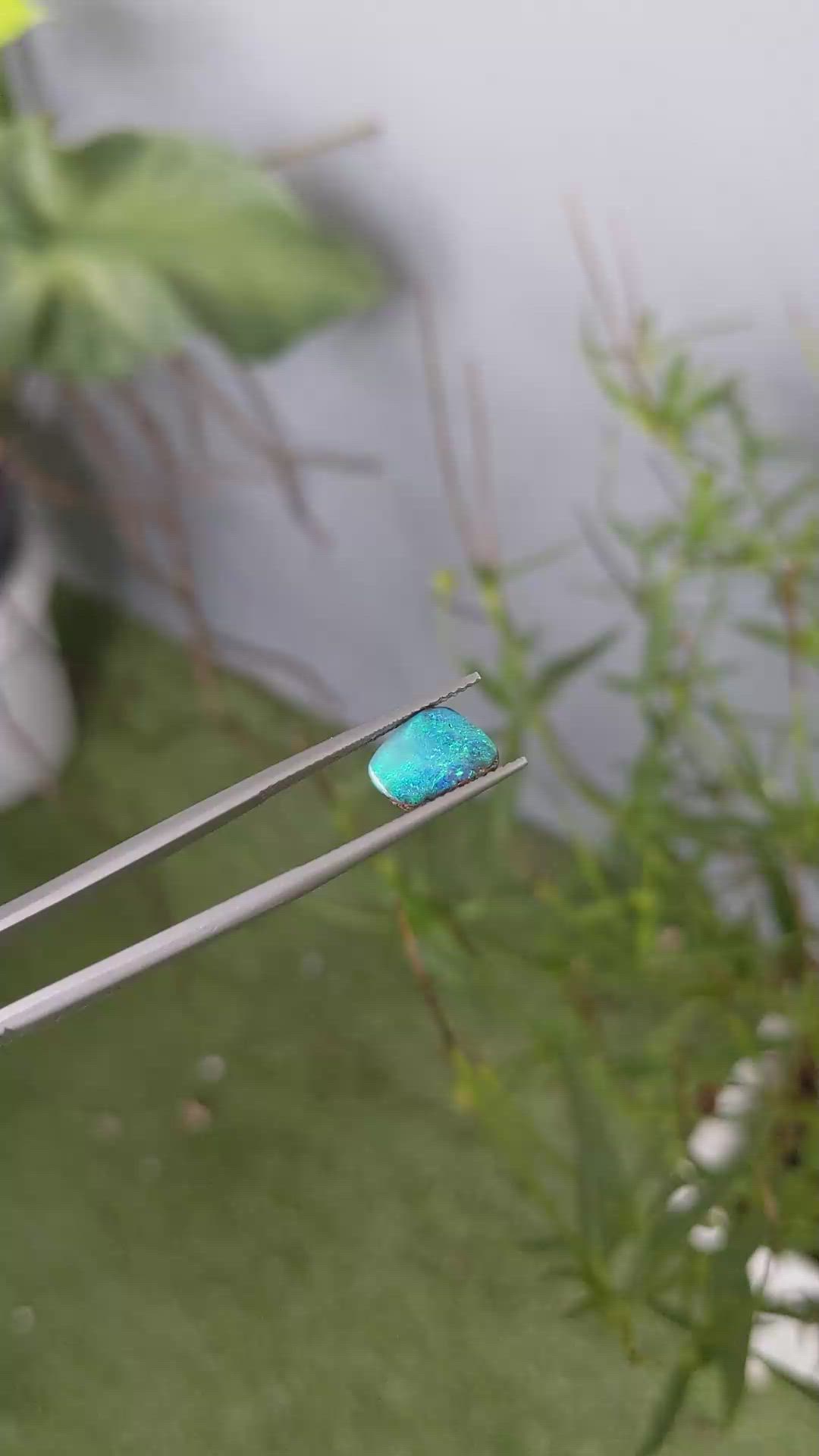 2.01 Ct. Black Opal from Australia Size Video