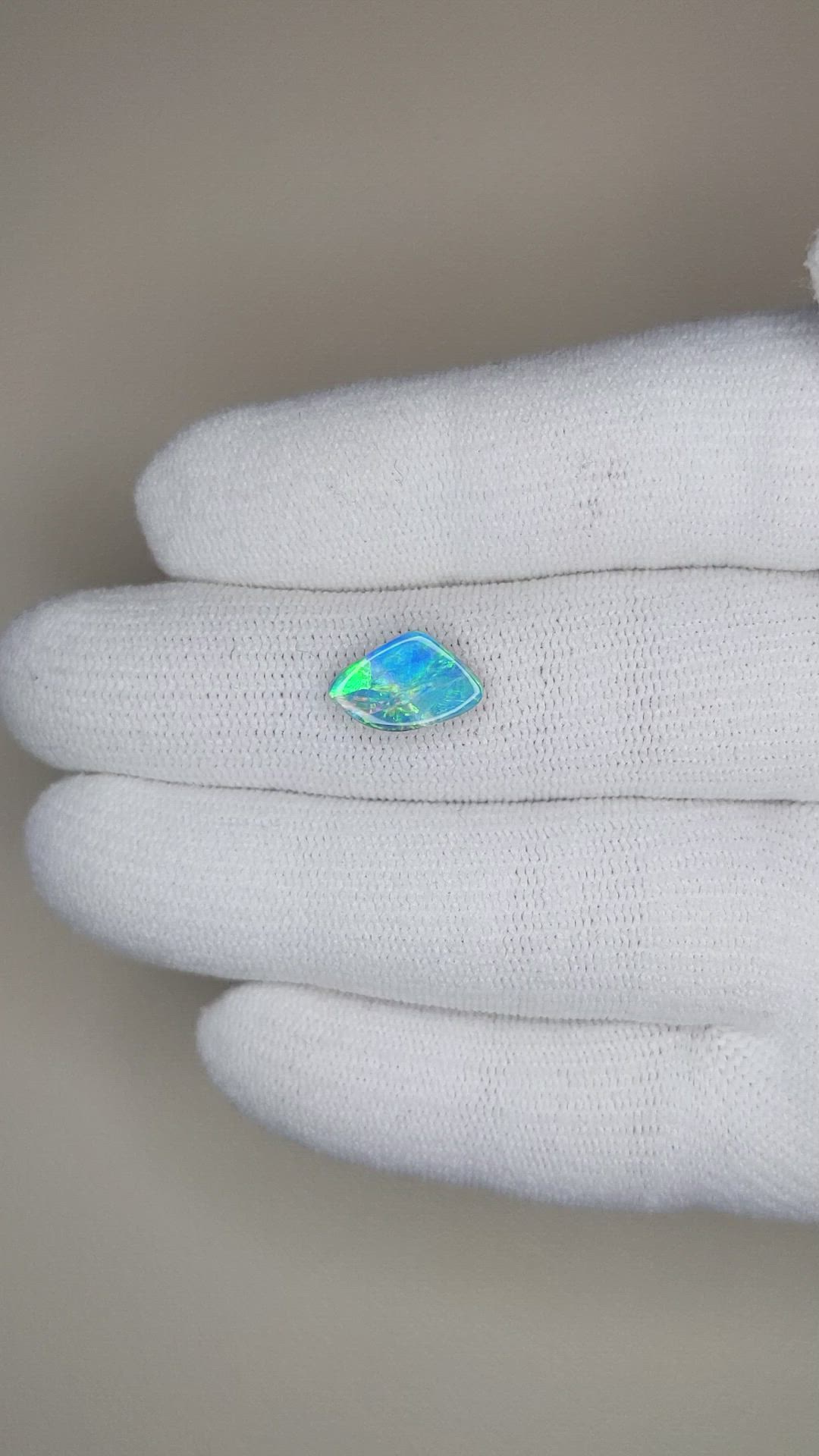 1.84 Ct. Black Opal from Australia Size Video