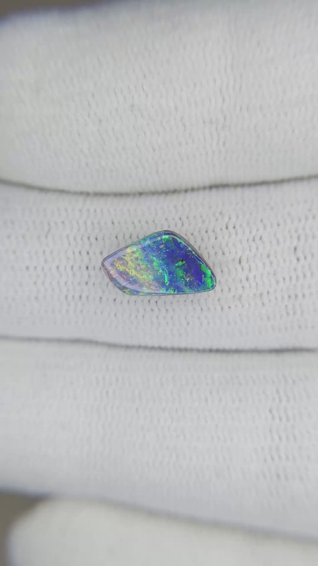 1.39 Ct. Black Opal from Australia Size Video