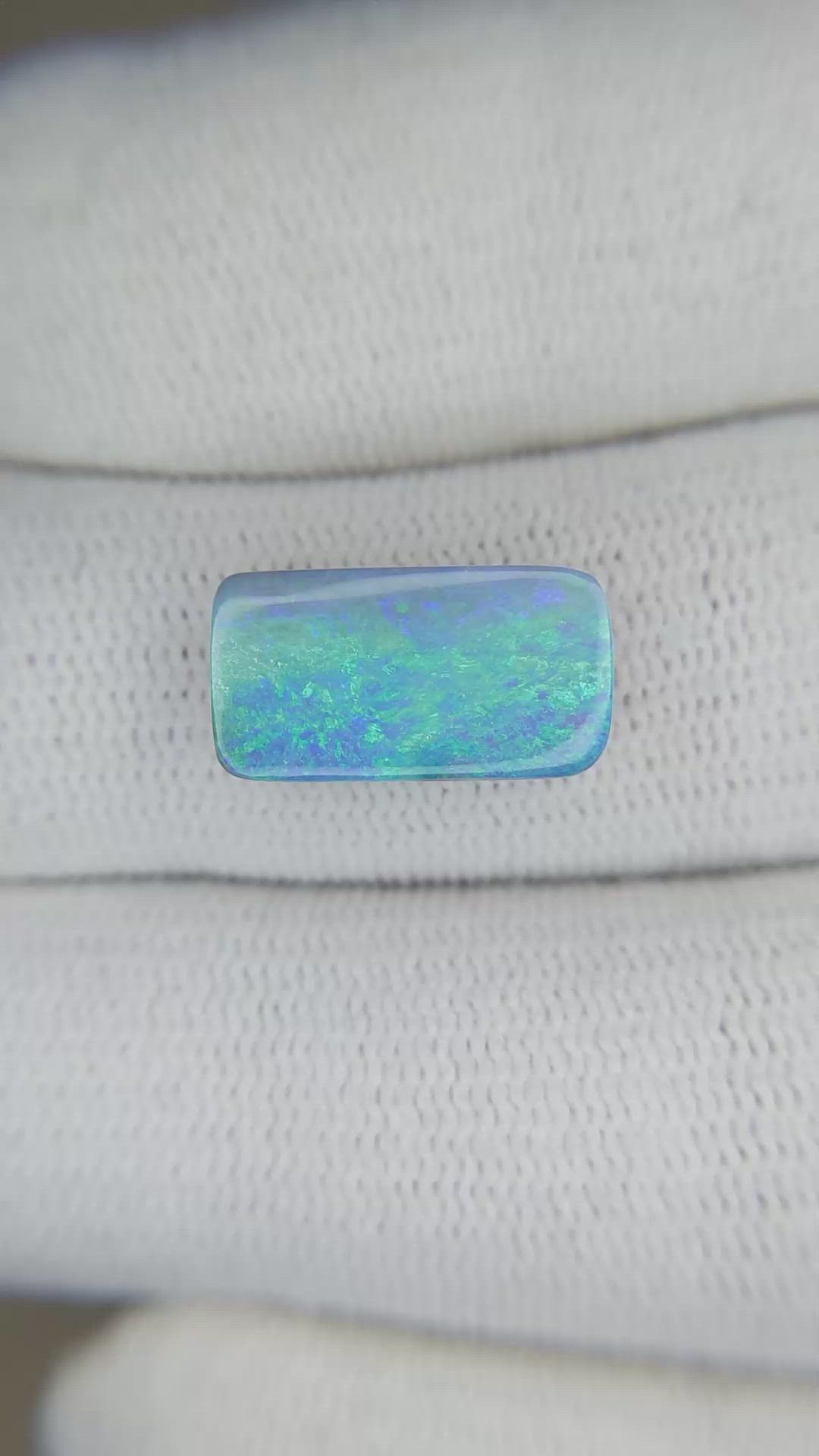 4.03 Ct. Black Opal from Australia Size Video