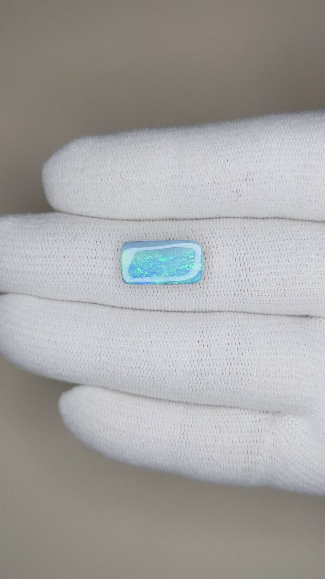 4.03 Ct. Black Opal from Australia Size Video