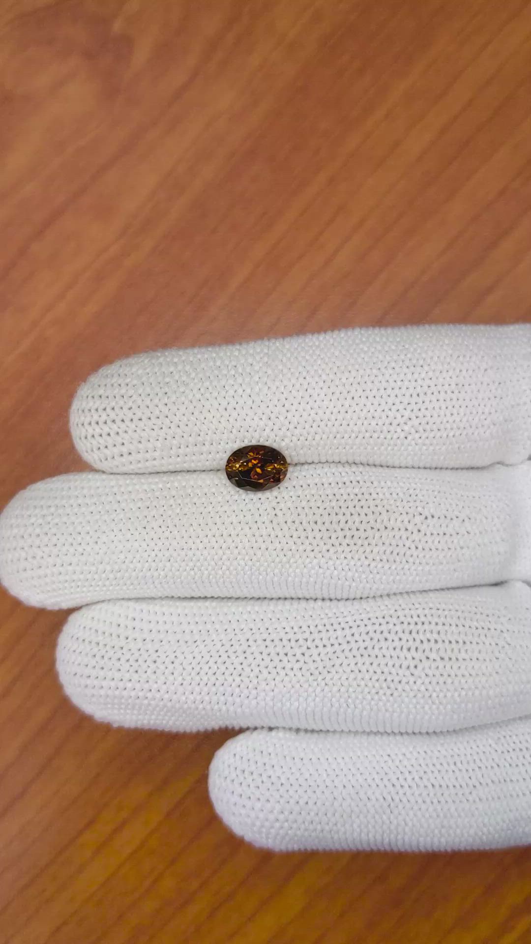 1.47 Ct. White Opal from Ceylon (Sri Lanka) Size Video