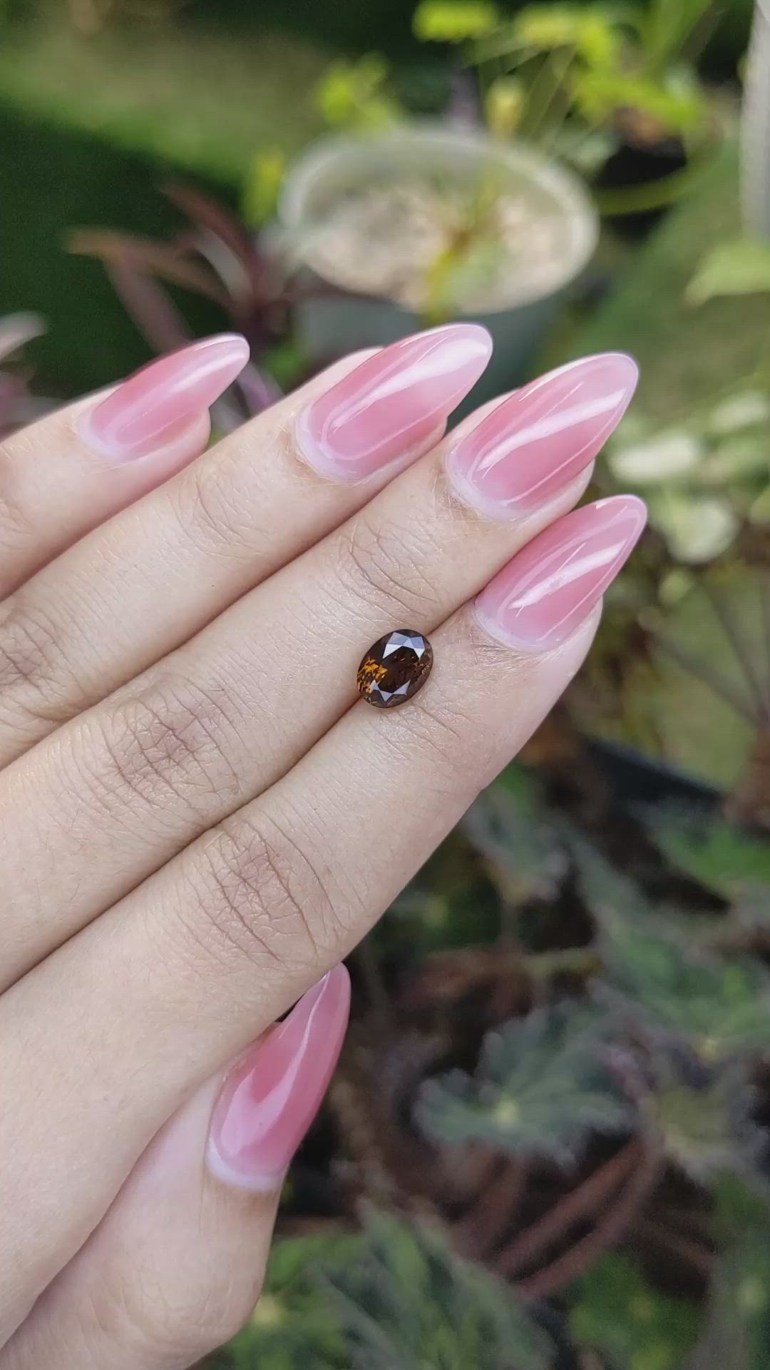 1.47 Ct. White Opal from Ceylon (Sri Lanka) Size Video