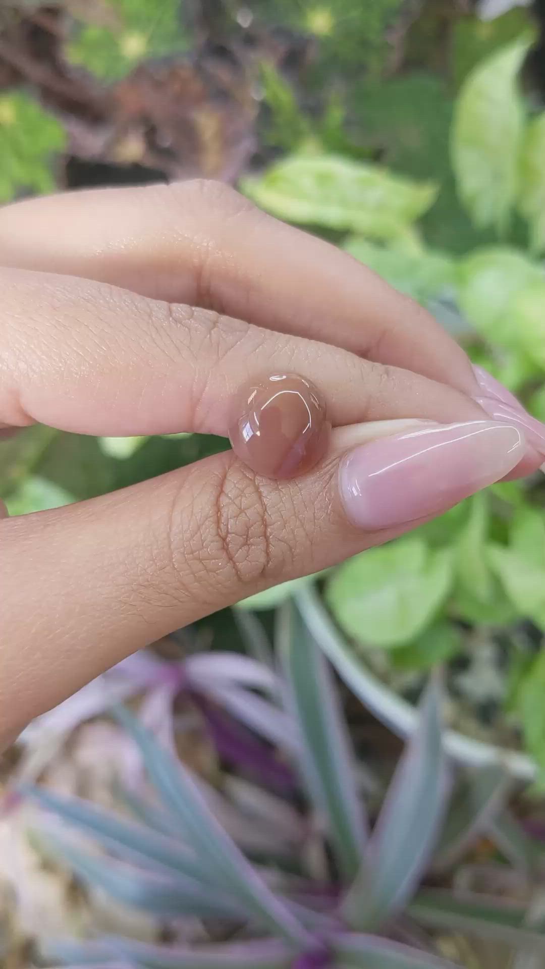 6.30 Ct. Cabochon White Opal from India Size Video