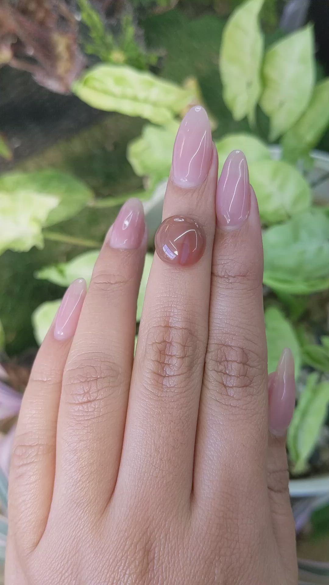 6.30 Ct. Cabochon White Opal from India Size Video