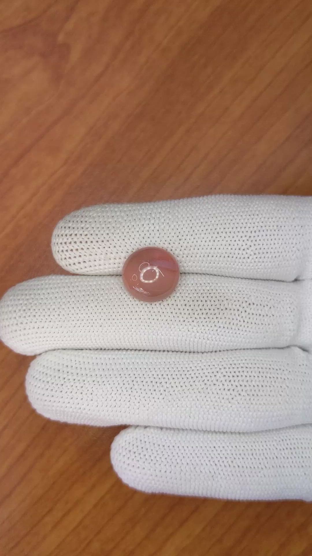 6.30 Ct. Cabochon White Opal from India Size Video