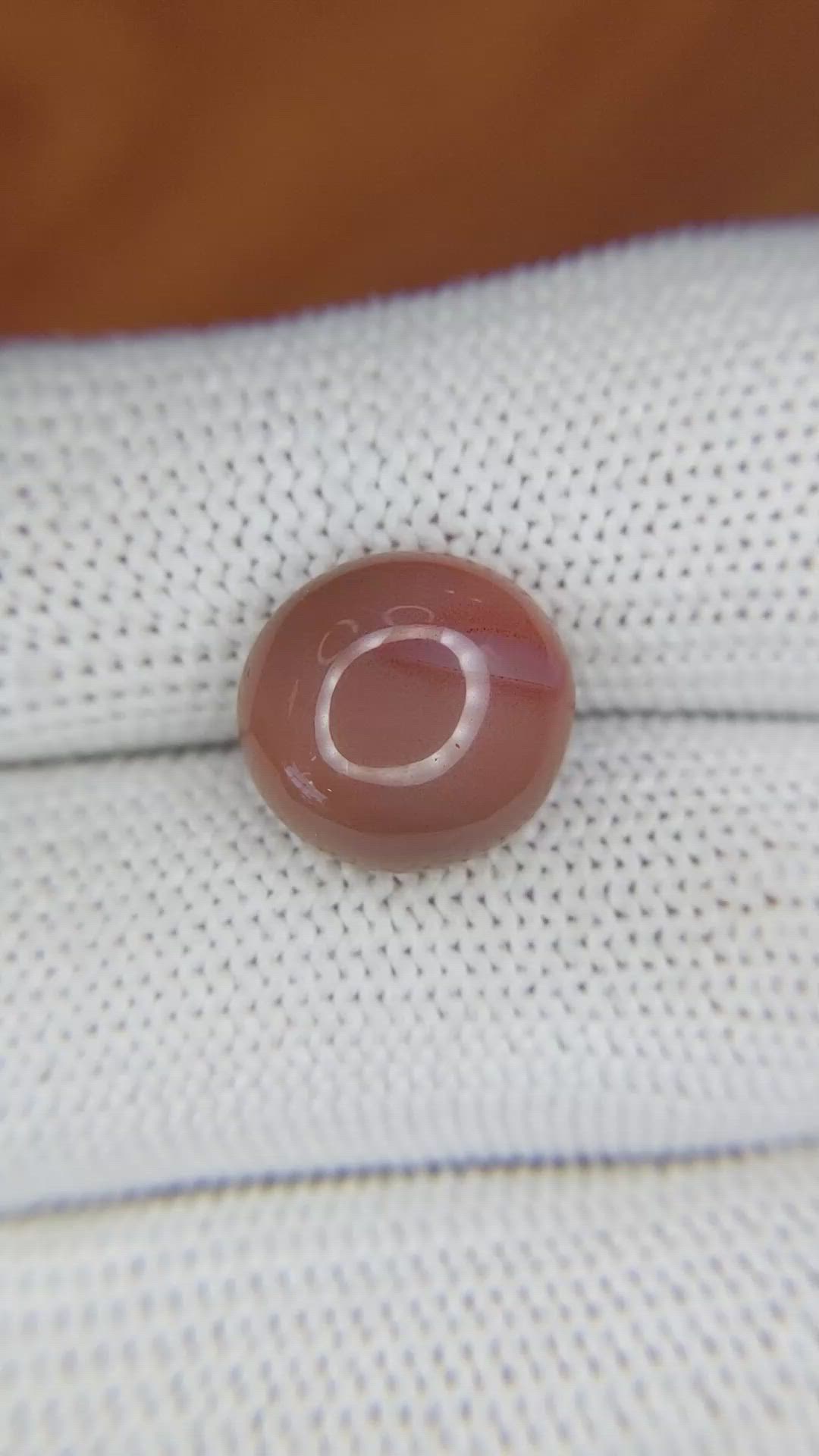 6.30 Ct. Cabochon White Opal from India Size Video