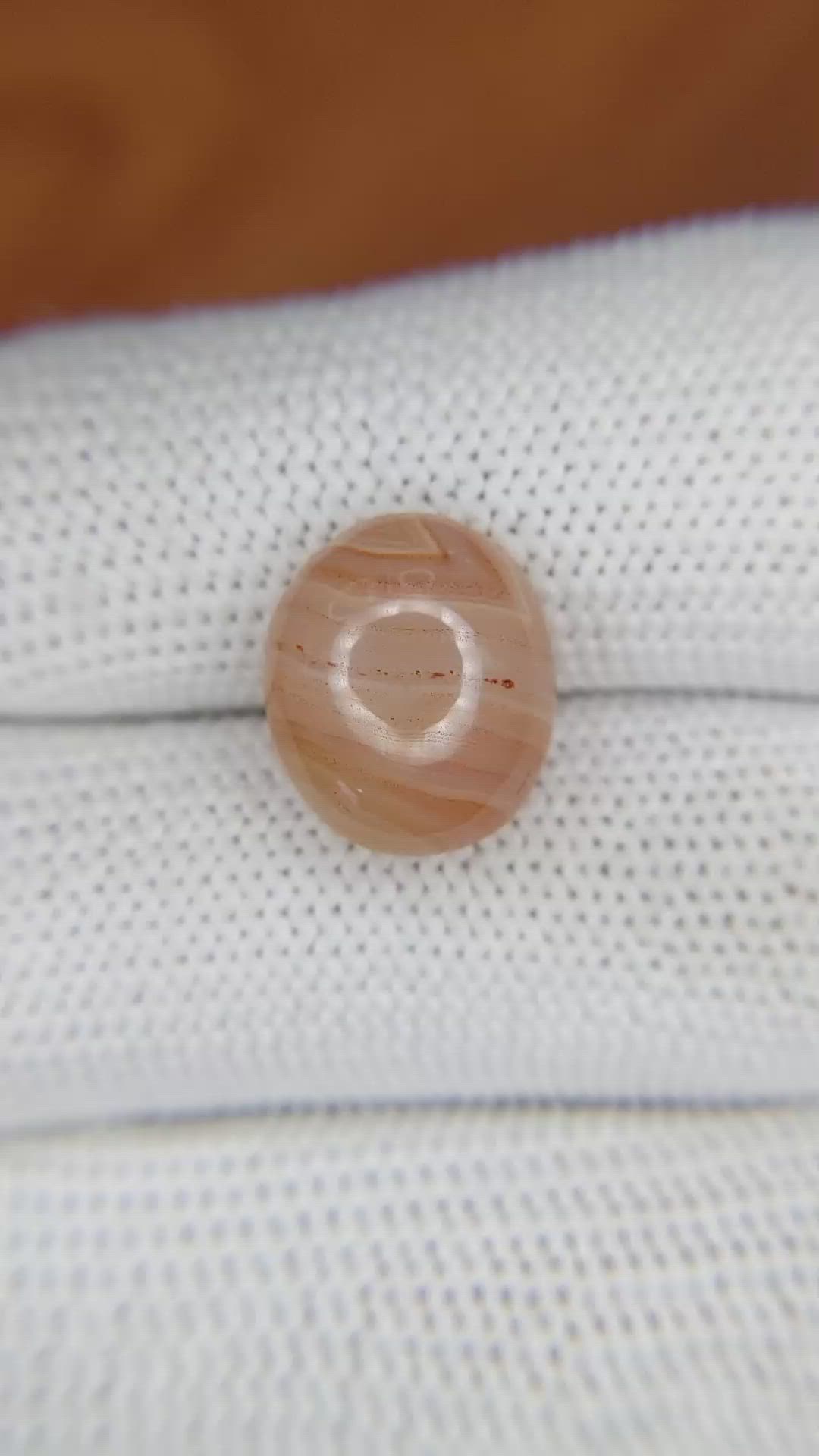 6.26 Ct. Cabochon White Opal from India Size Video