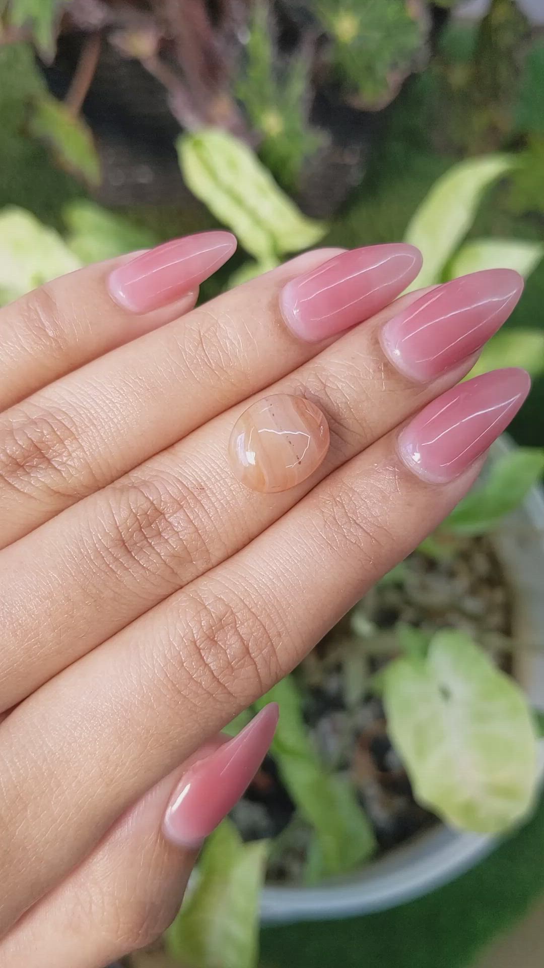 6.26 Ct. Cabochon White Opal from India Size Video